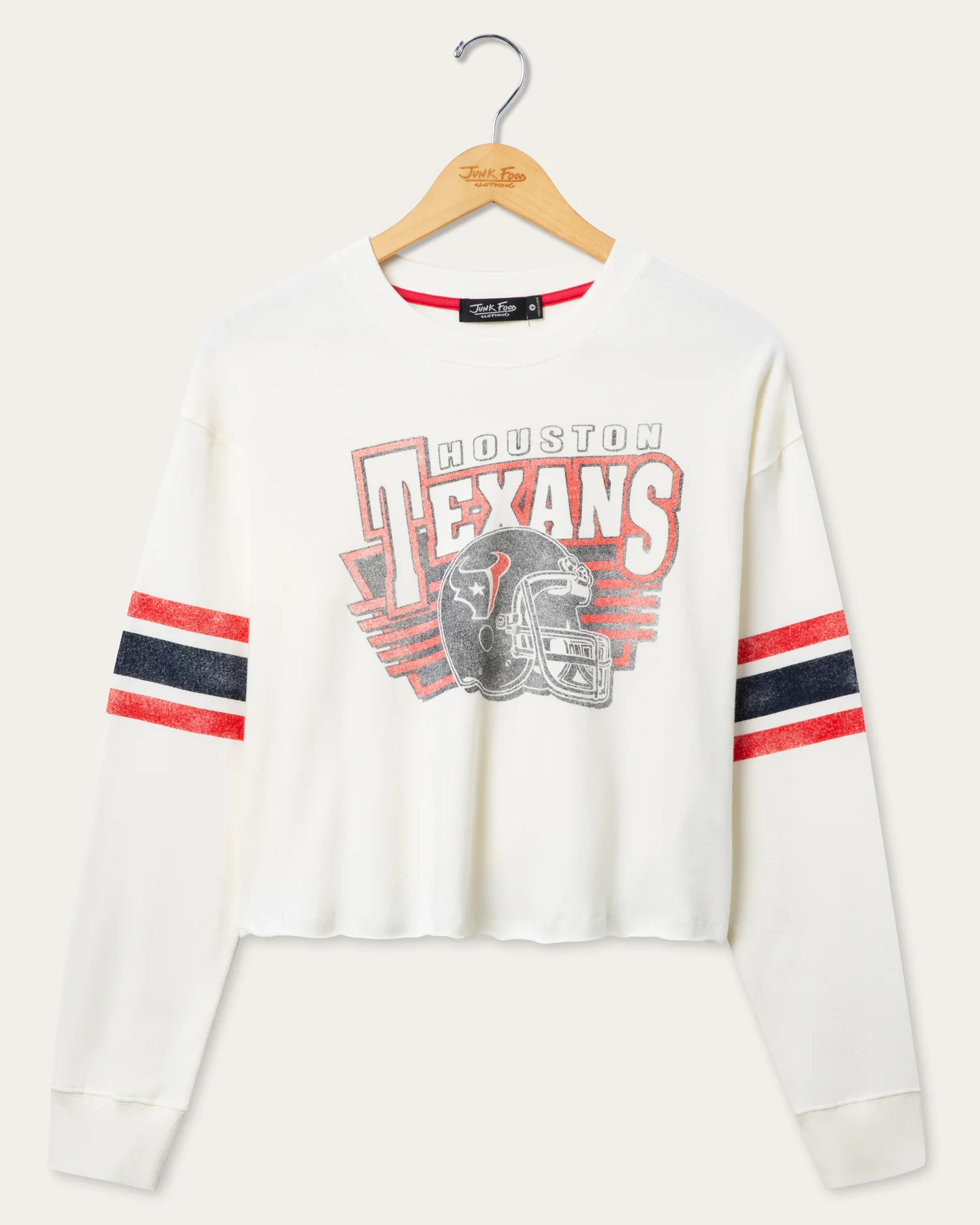 Women's Houston Texans Kickoff Crop Crew Fleece
