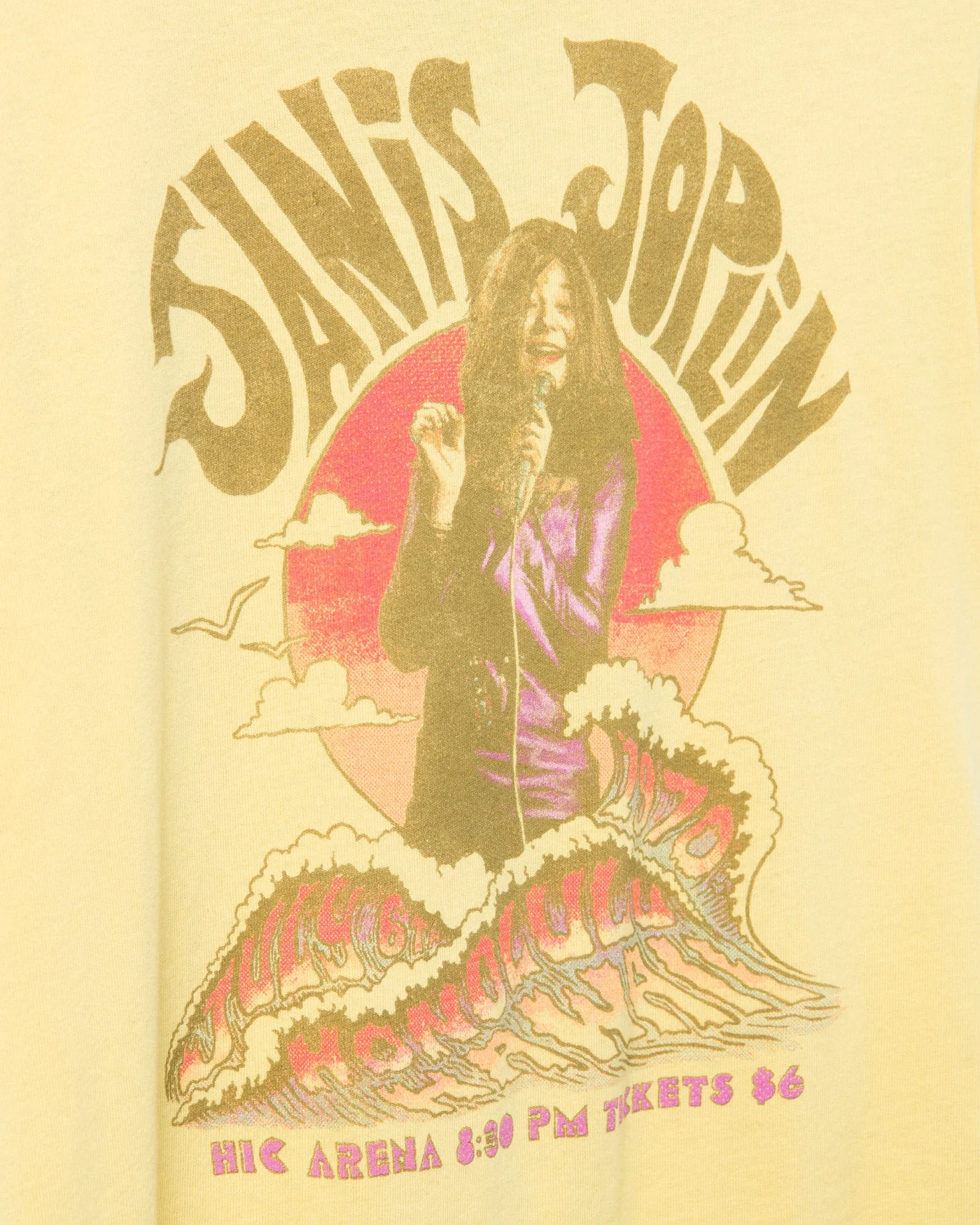 Women's Janis Joplin Honolulu Vintage Tee - Image 4