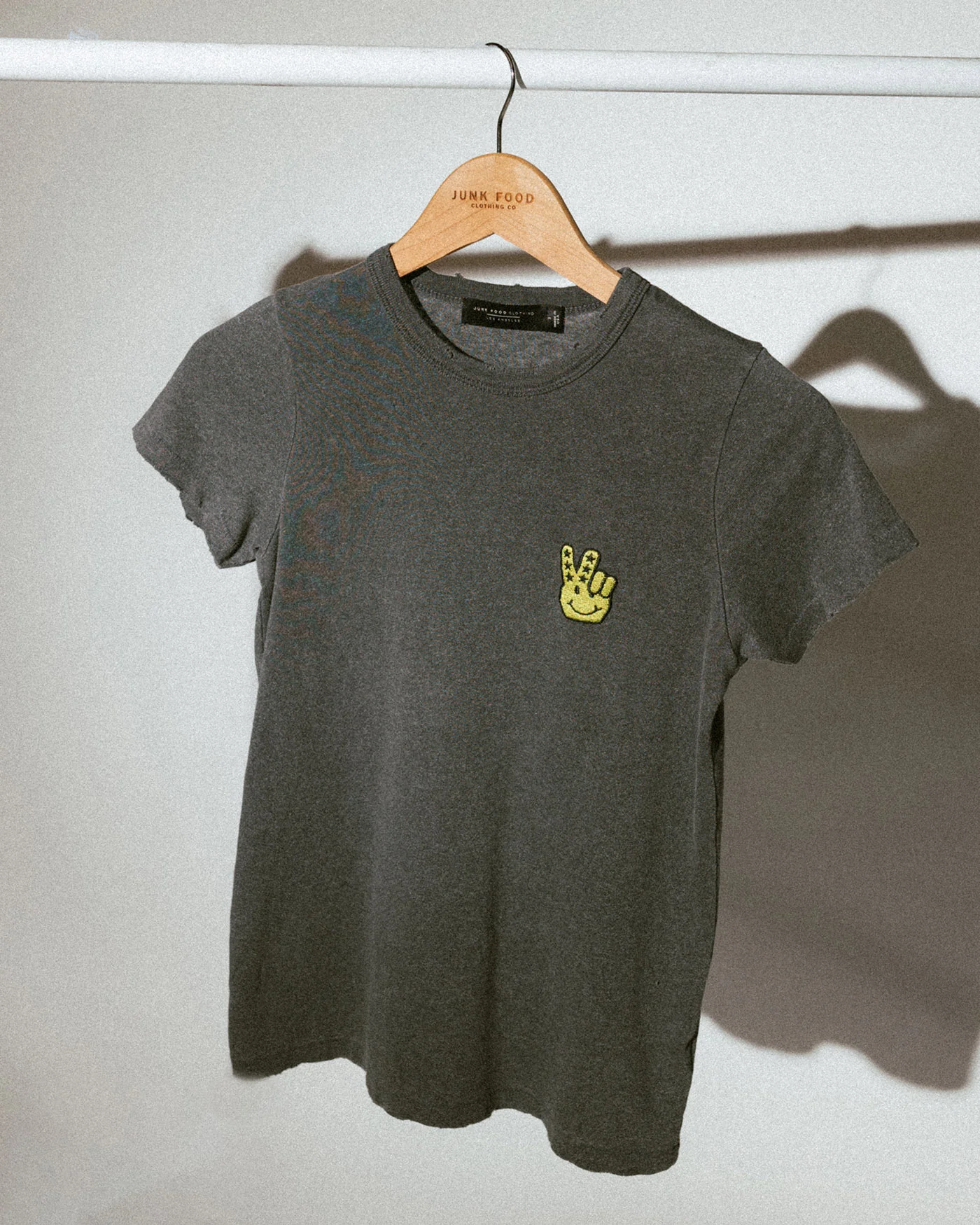 Women’s JF Peace + Smiles Logo Embroidered Original Tee - Image 7