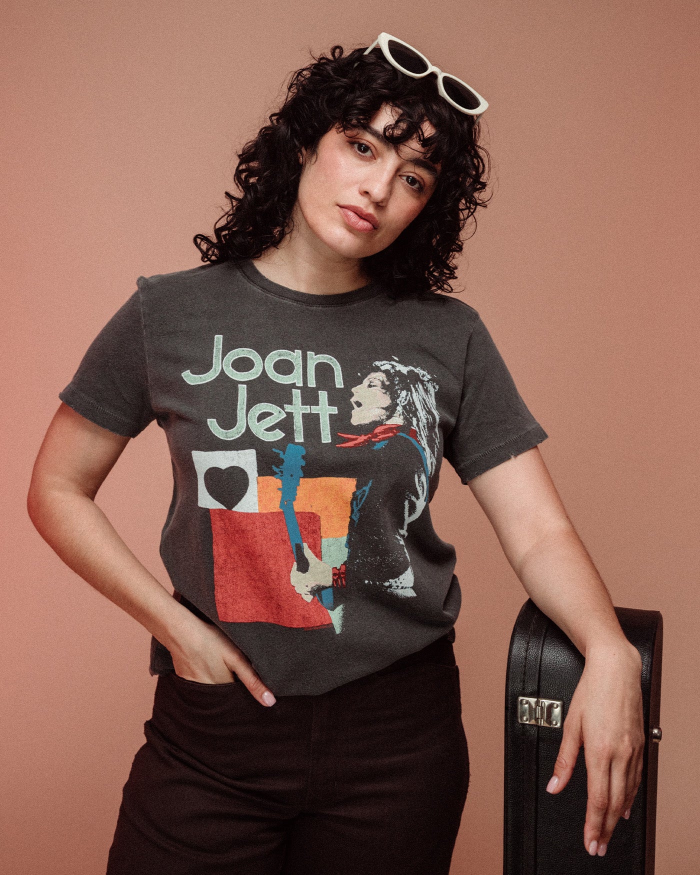Women's Joan Jett Cherry Bomb Vintage Tee - Image 2