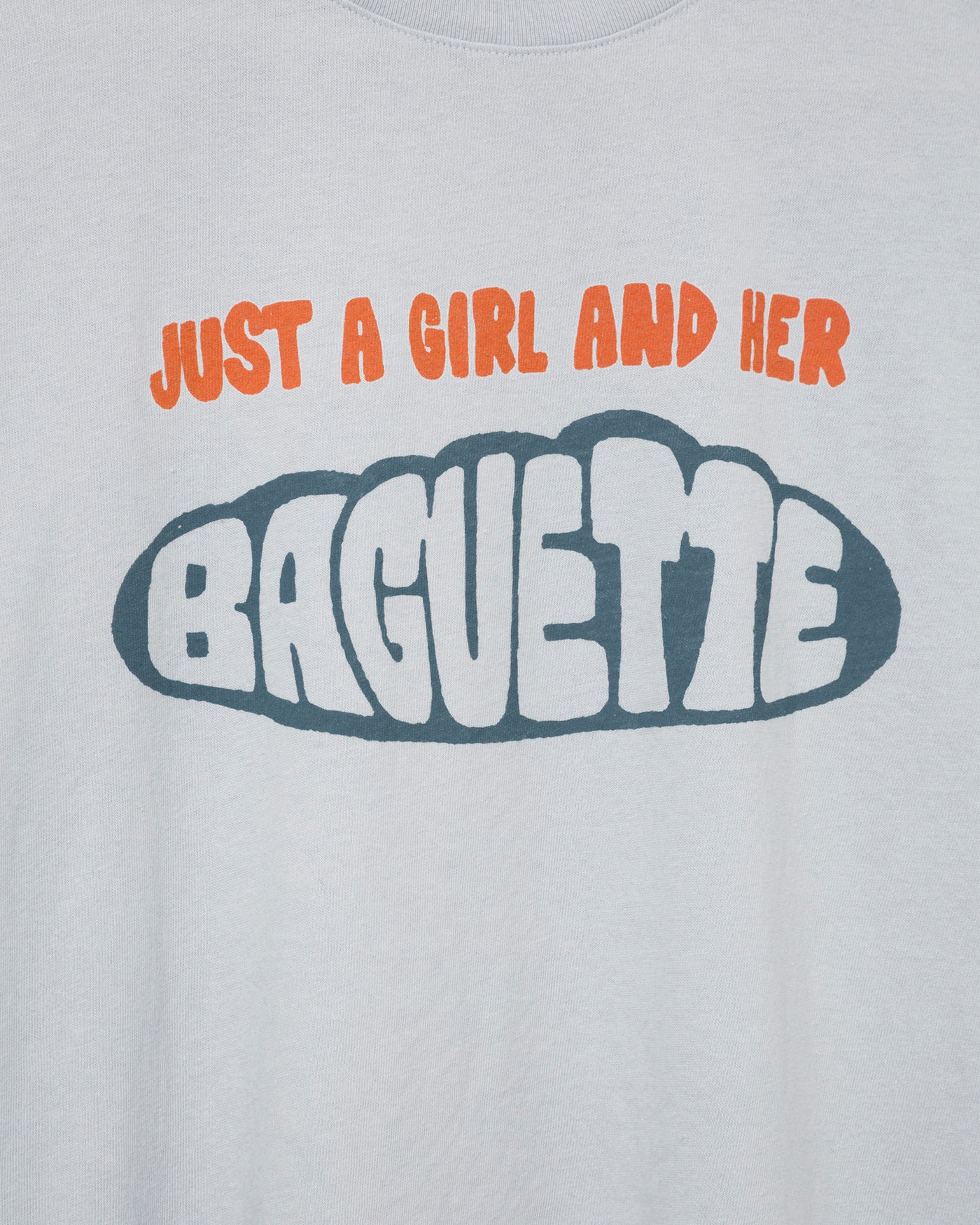 Women's Just a Girl and Her Baguette Vintage Tee - Image 3