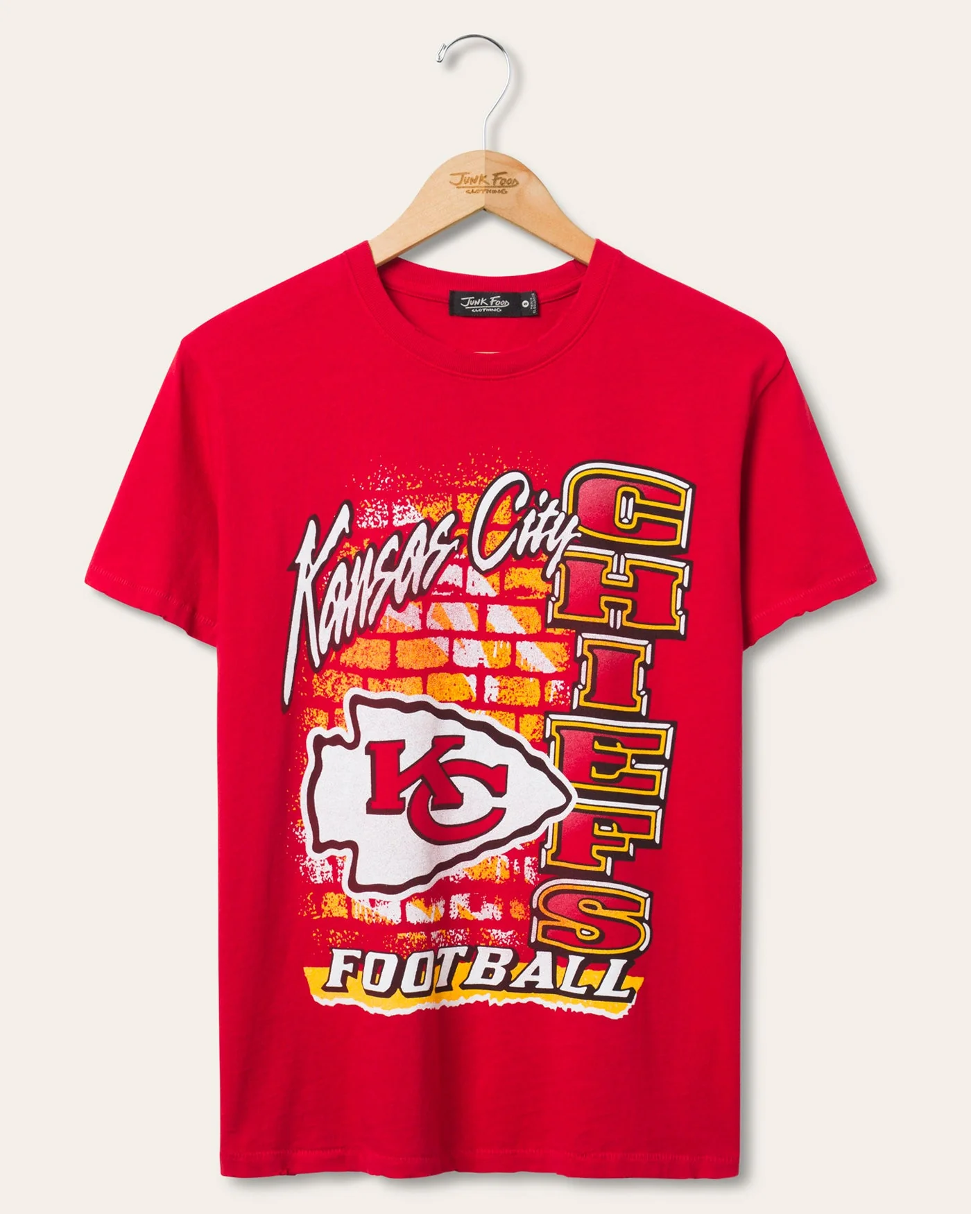 Women's Kansas City Chiefs Brick Vintage Tee