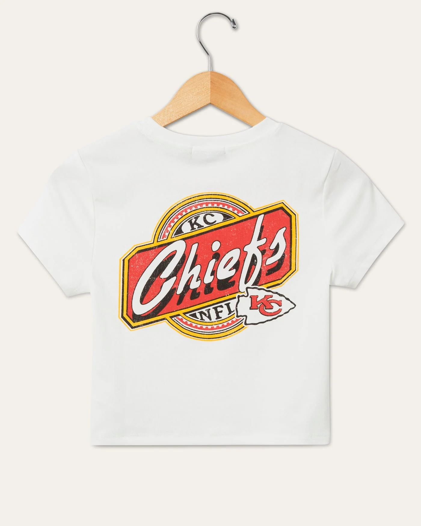 Women's Kansas City Chiefs Cheers Baby Tee - Image 2
