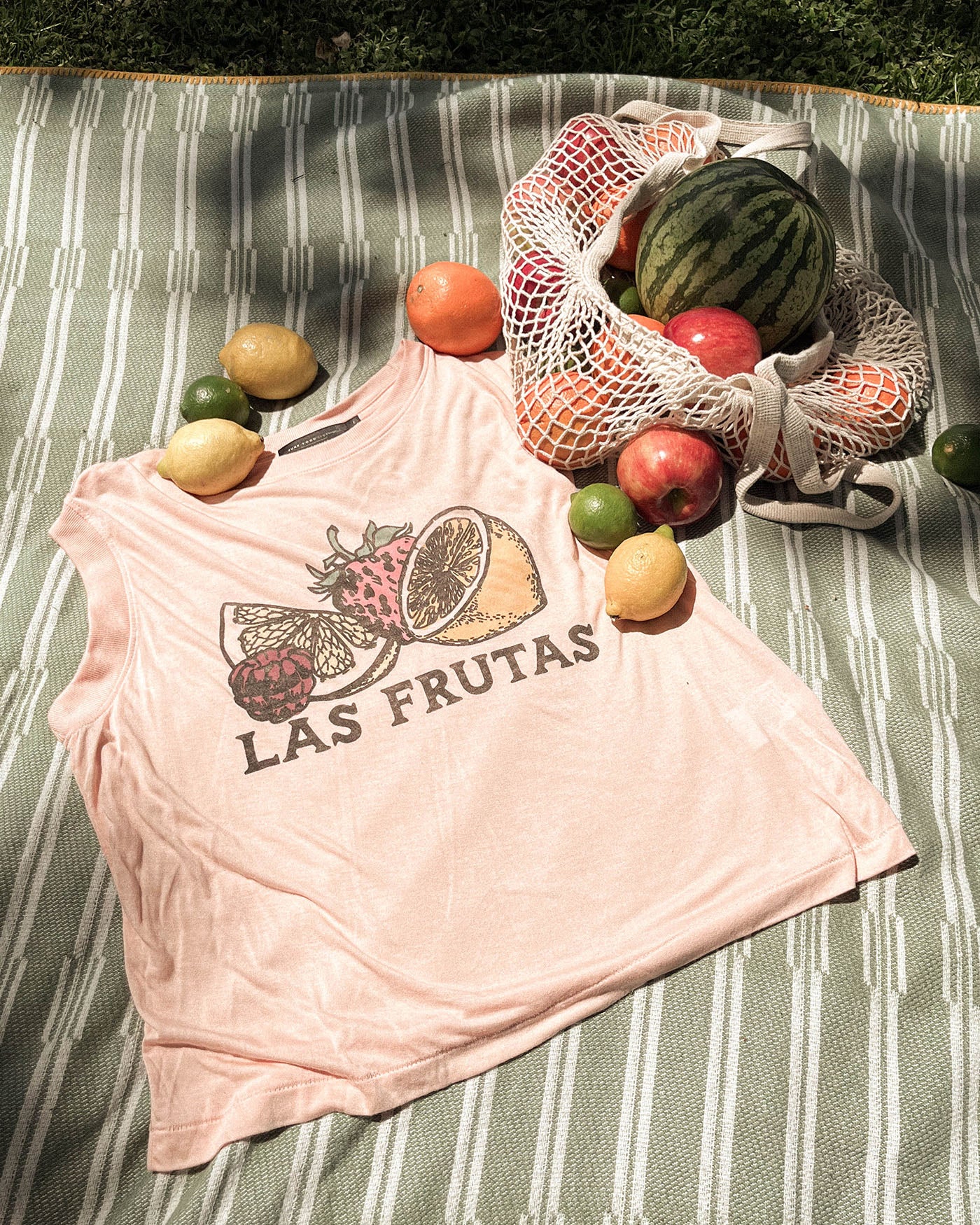 Women's Las Frutas Vintage Tissue Tank - Image 3