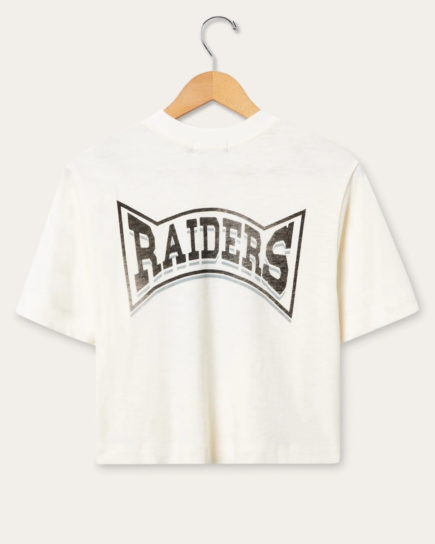 Women's Las Vegas Raiders Mock Neck Crop Tee - Image 2