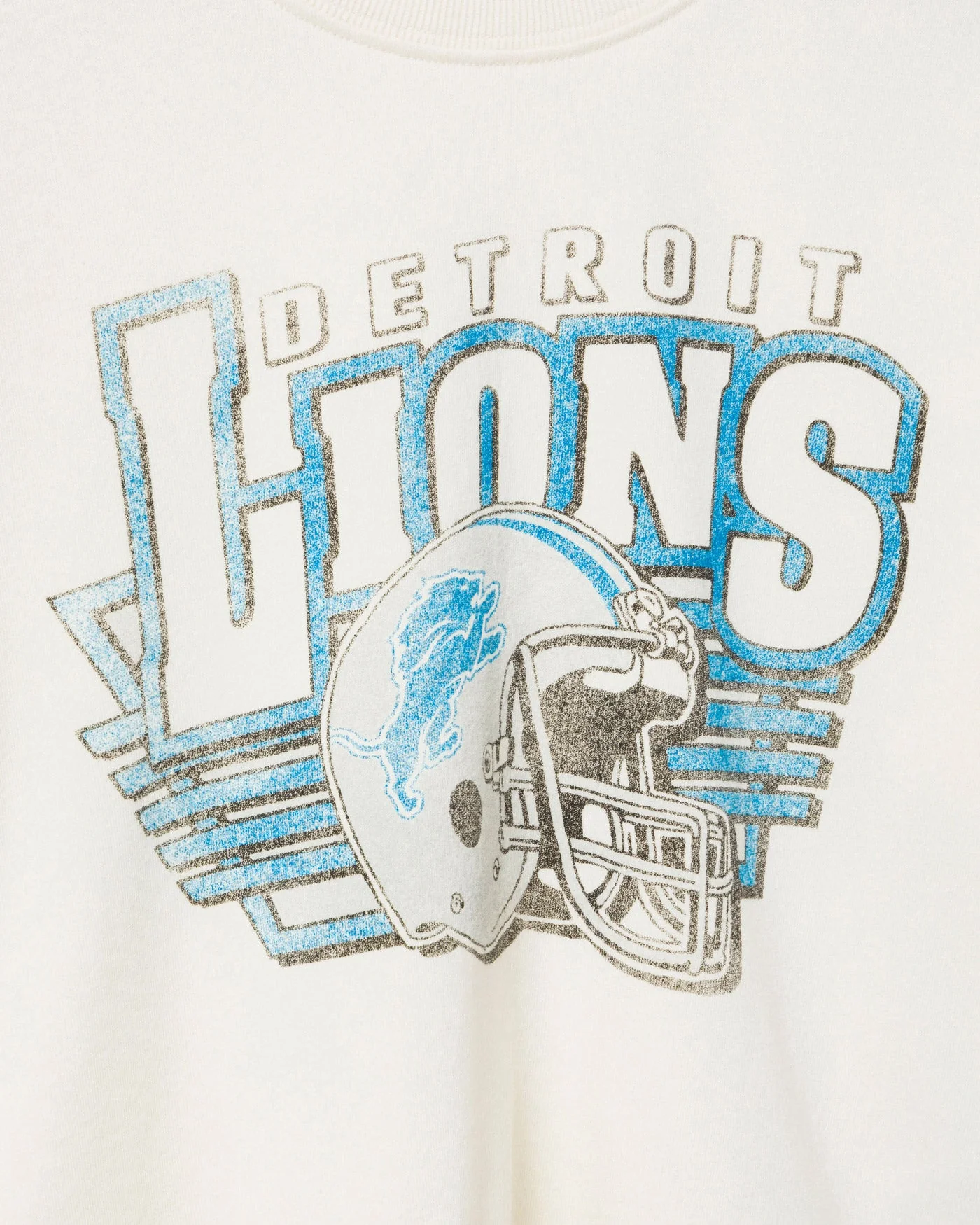 Women's Detroit Lions Kickoff Crop Crew Fleece - Image 3