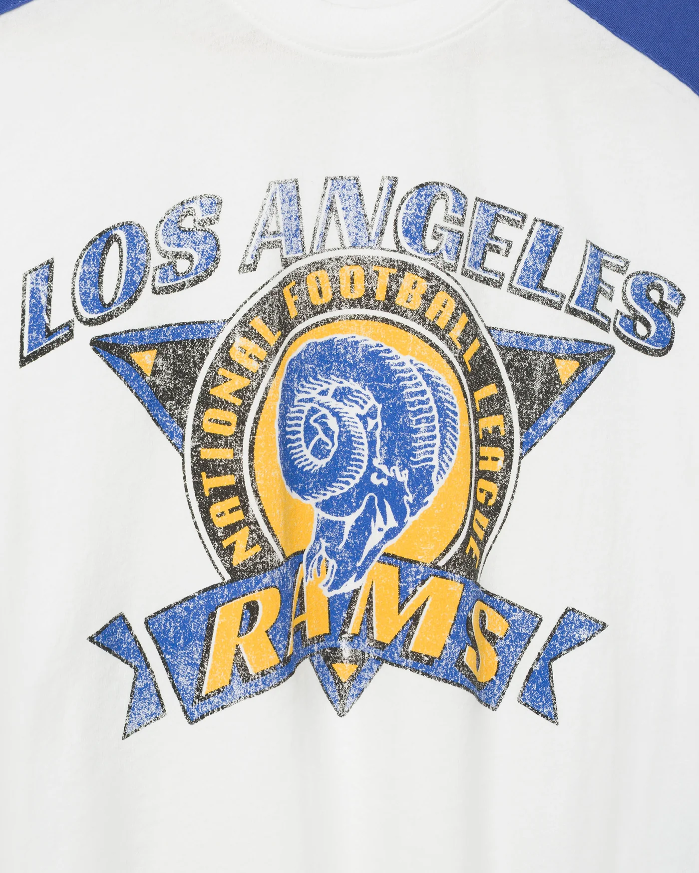 Women's Los Angeles Rams Striped Crop Tee - Image 3