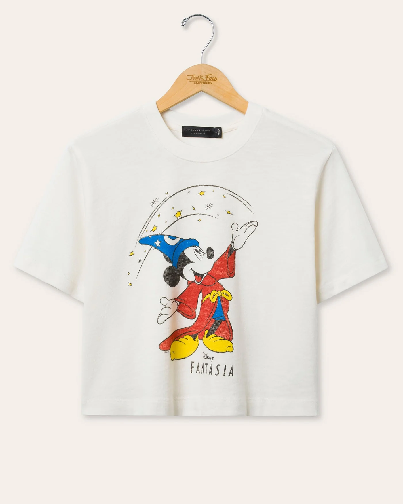 Women's Mickey Fantasia Mock Neck Crop Tee