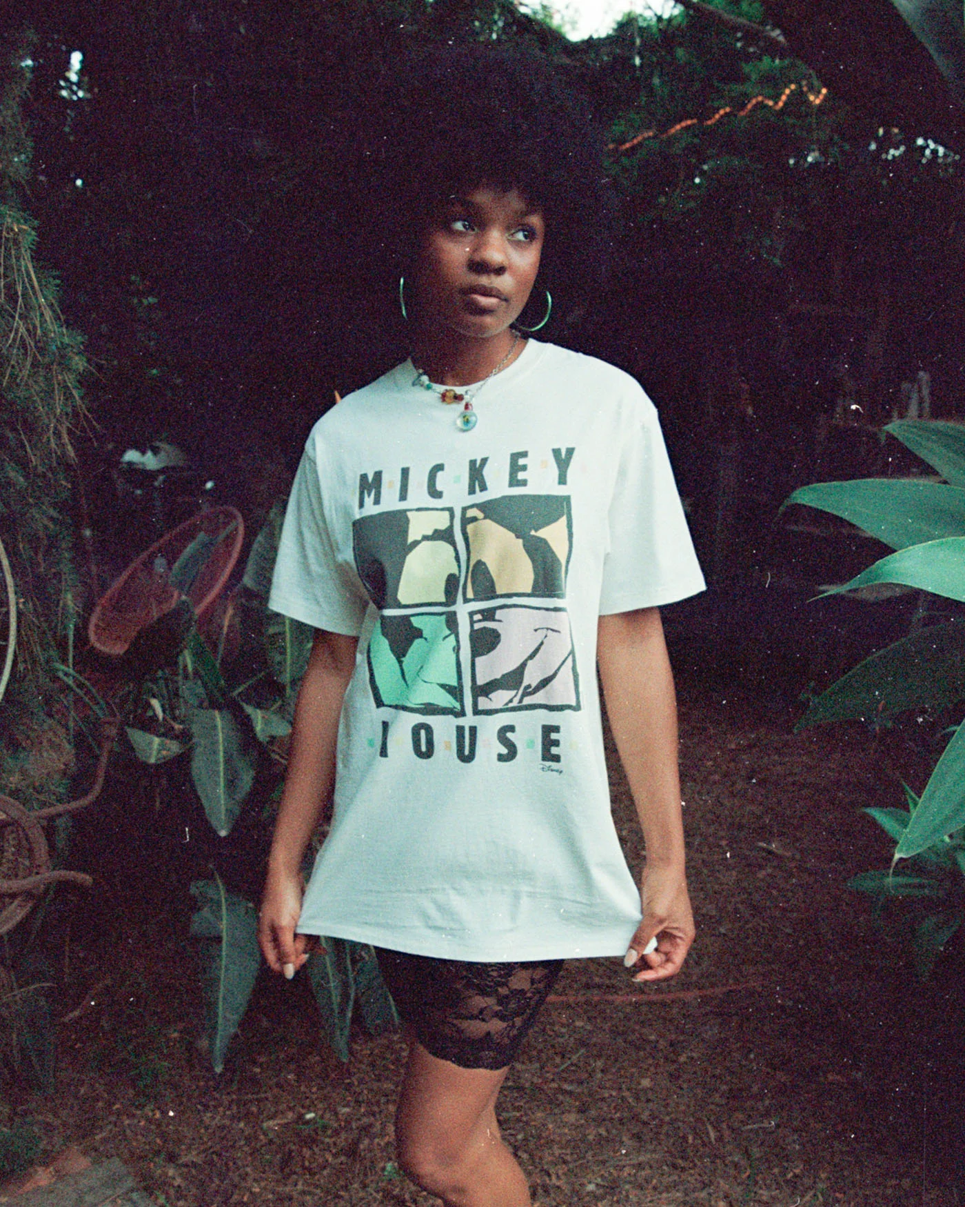 Women's Mickey Squares Tee Dress - Image 2