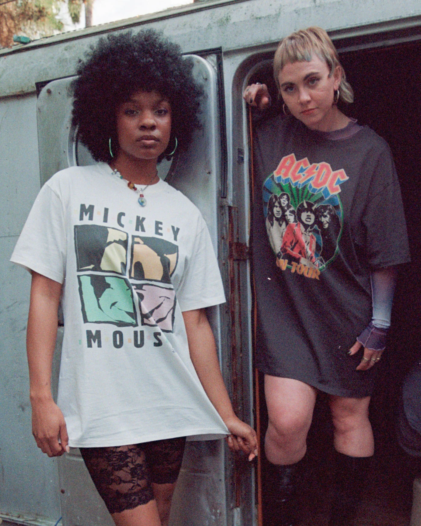 Women's Mickey Squares Tee Dress - Image 3
