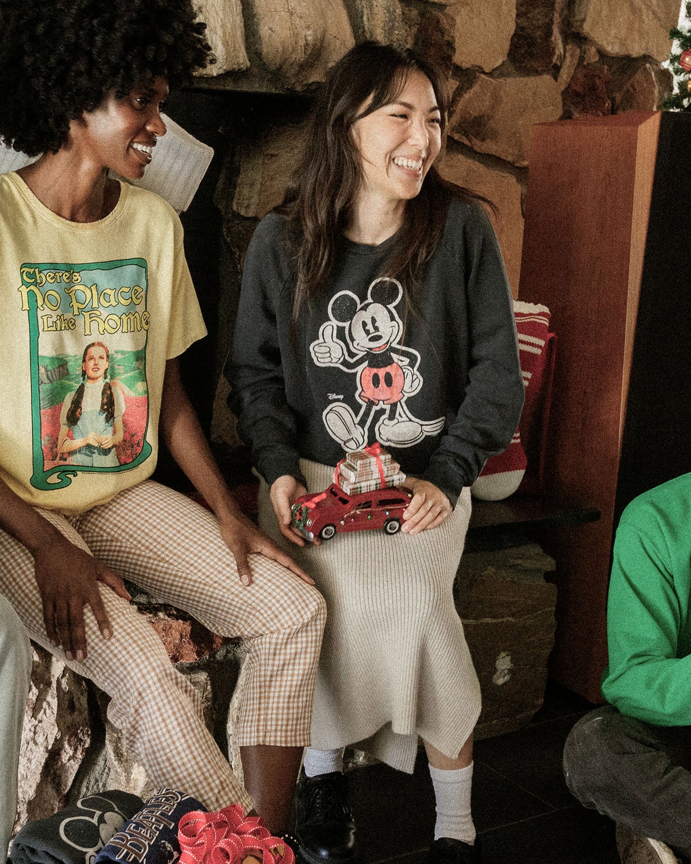 Women's Mickey Thumbs Up Vintage Raglan Pullover - Image 3