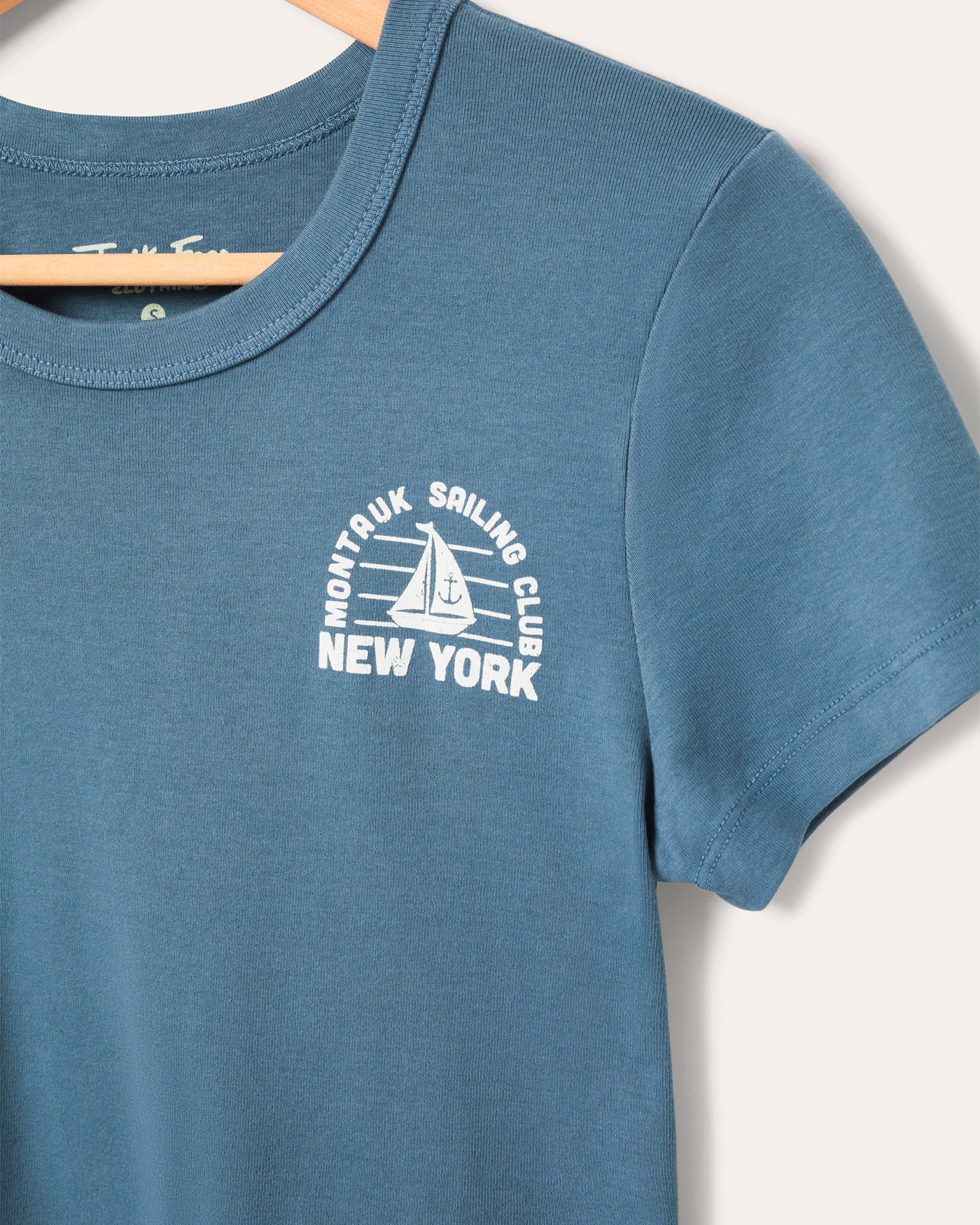 Women's Montauk Sailing Club Baby Tee - Image 5