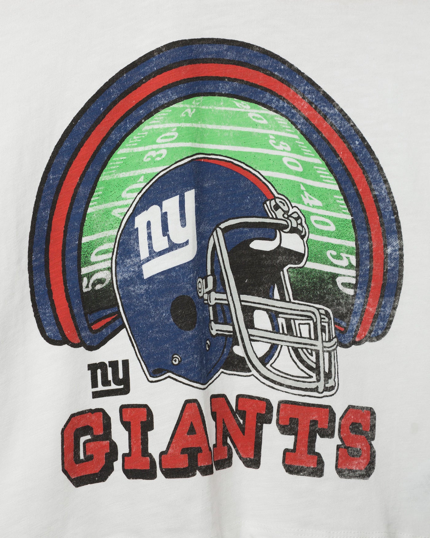 Women's New York Giants Game Time Mock Neck Crop Tee - Image 4