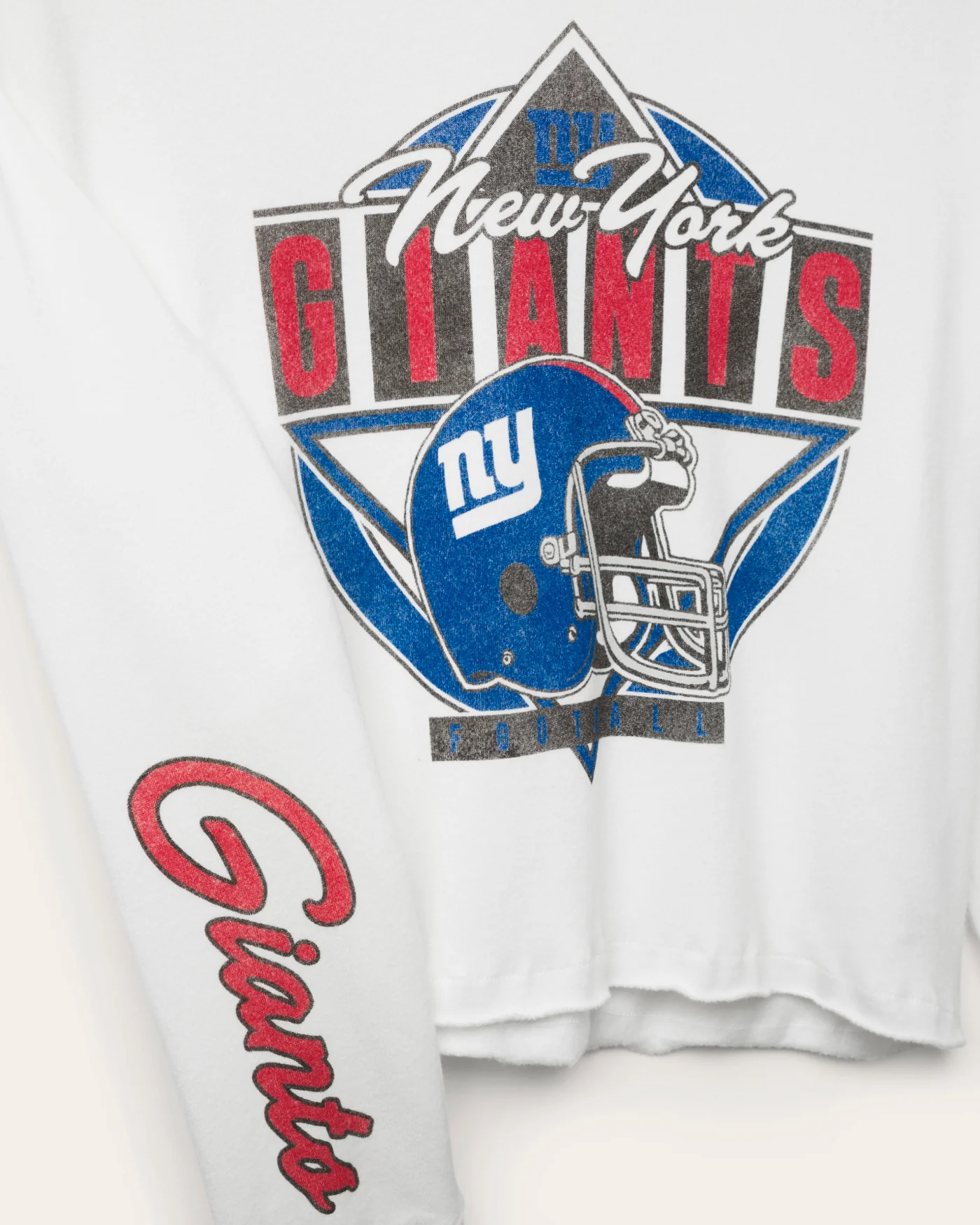 Women's New York Giants Helmet Crop Fleece - Image 5