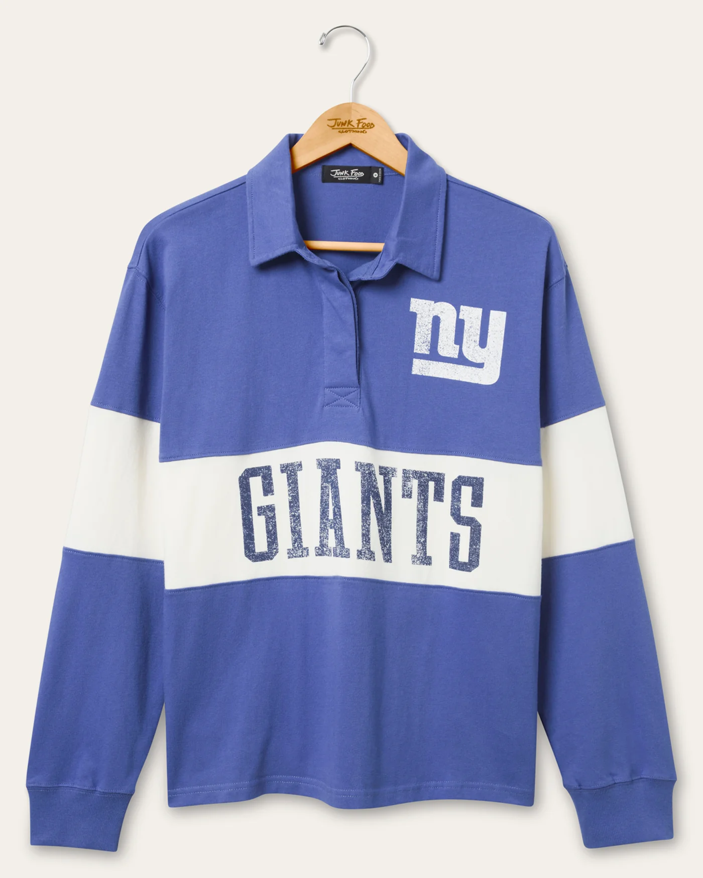 Women's New York Giants Rugby Long Sleeve