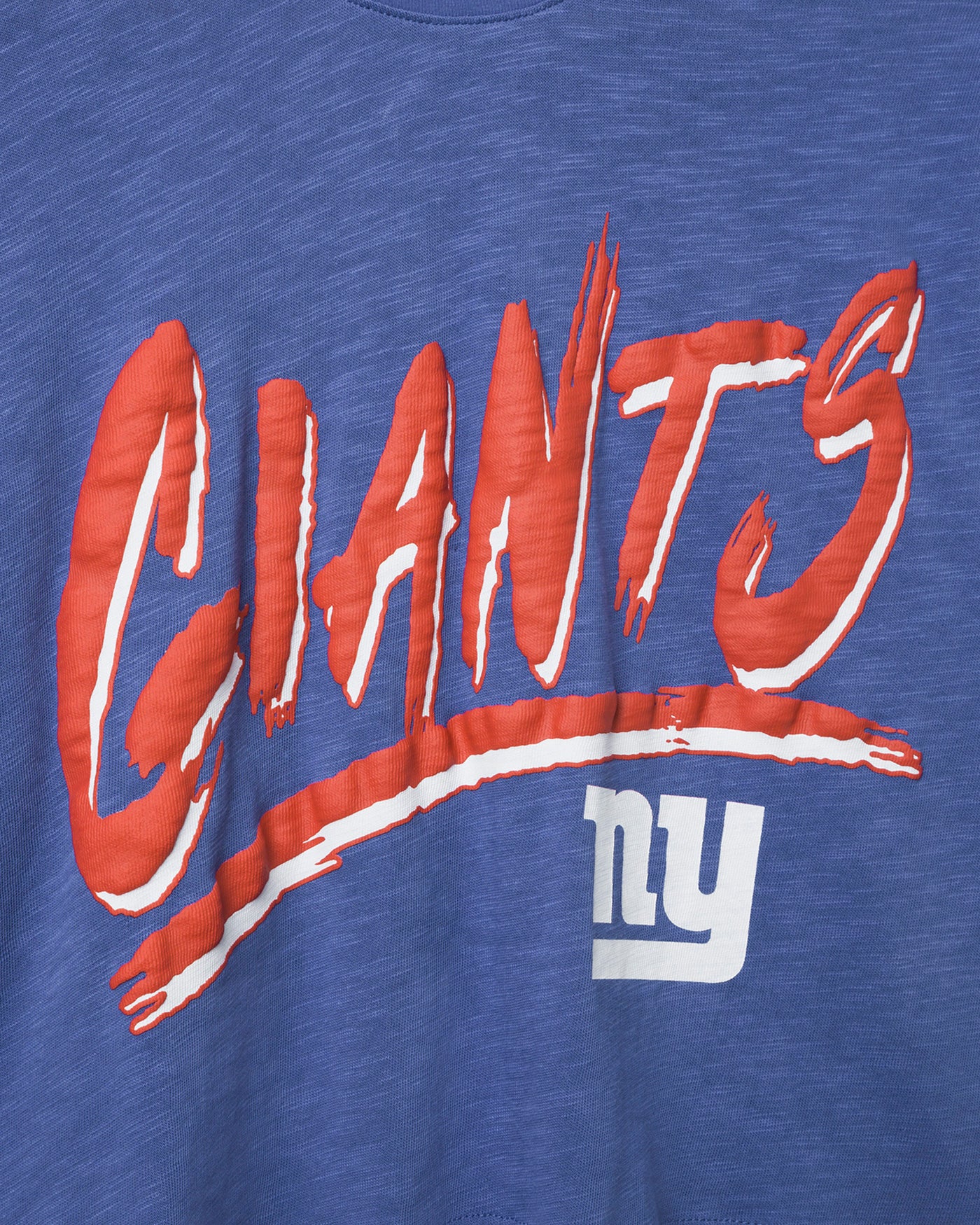 Women's New York Giants Thrill Mock Neck Crop Tee - Image 3