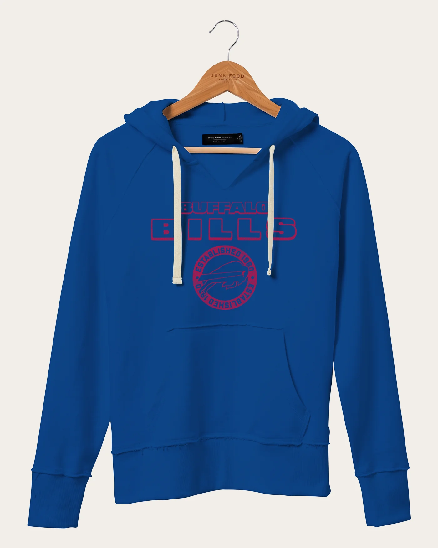 Women's NFL Buffalo Bills Raw Edge Hoodie