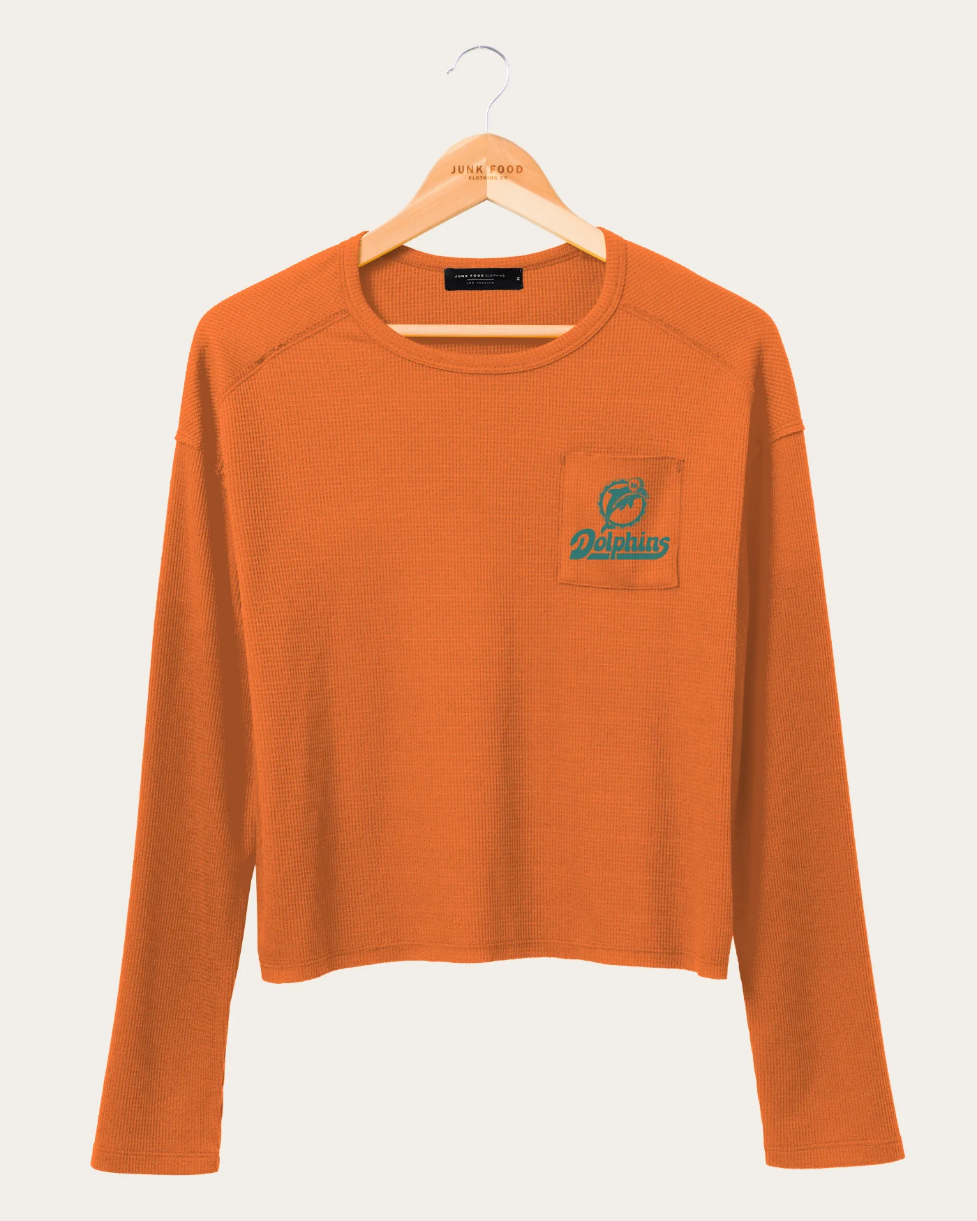 Women's NFL Miami Dolphins Long Sleeve Pocket Thermal
