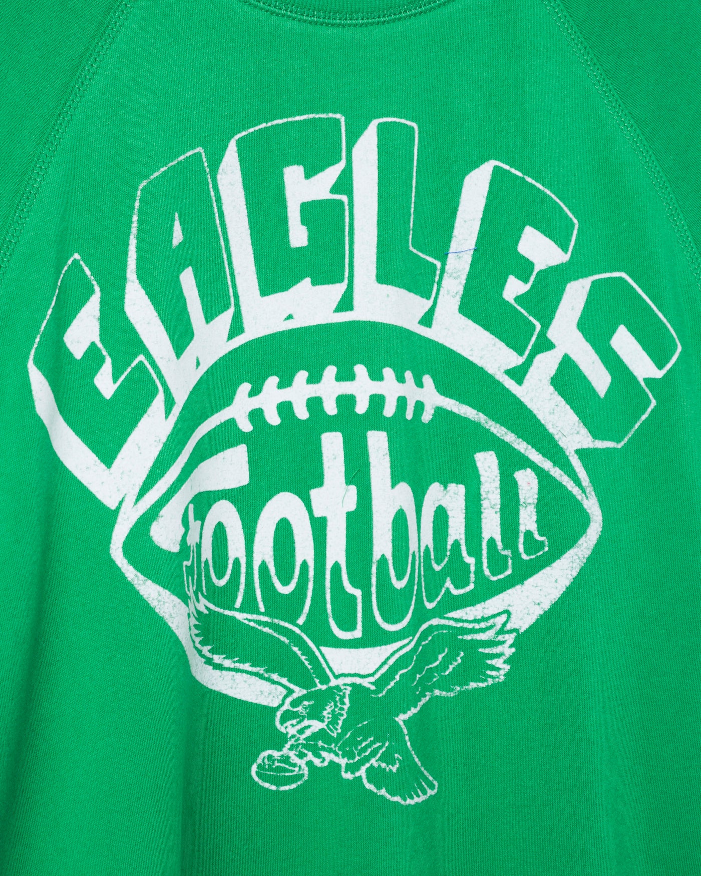 Women's Philadelphia Eagles Football Raglan Crew Fleece - Image 3
