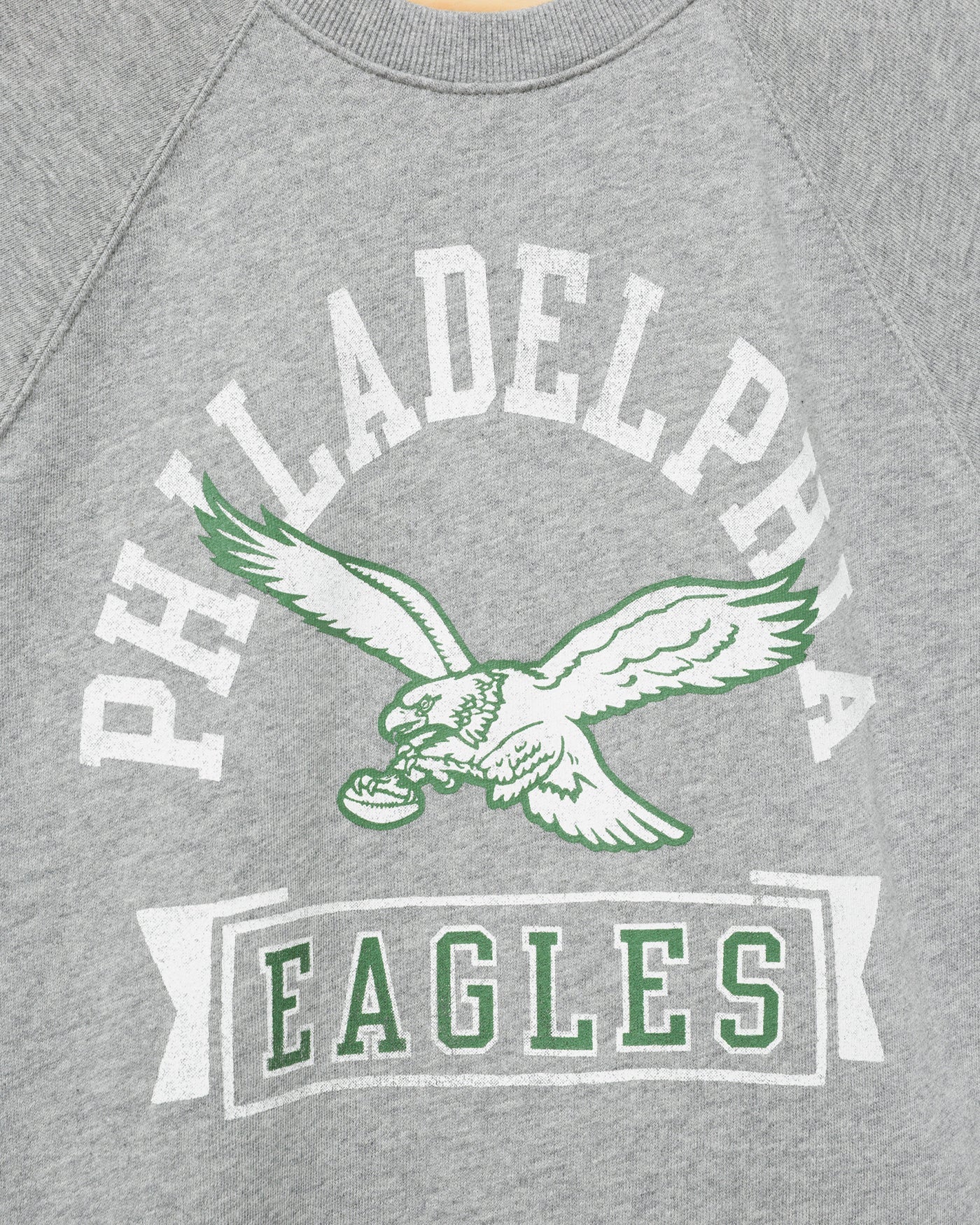 Women's Philadelphia Eagles Raglan Fleece Tank - Image 3