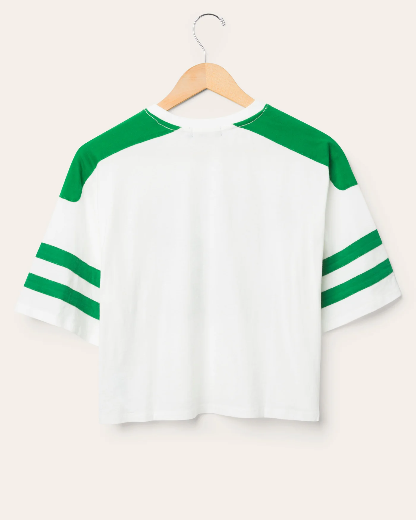 Women's Philadelphia Eagles Striped Crop Tee - Image 4