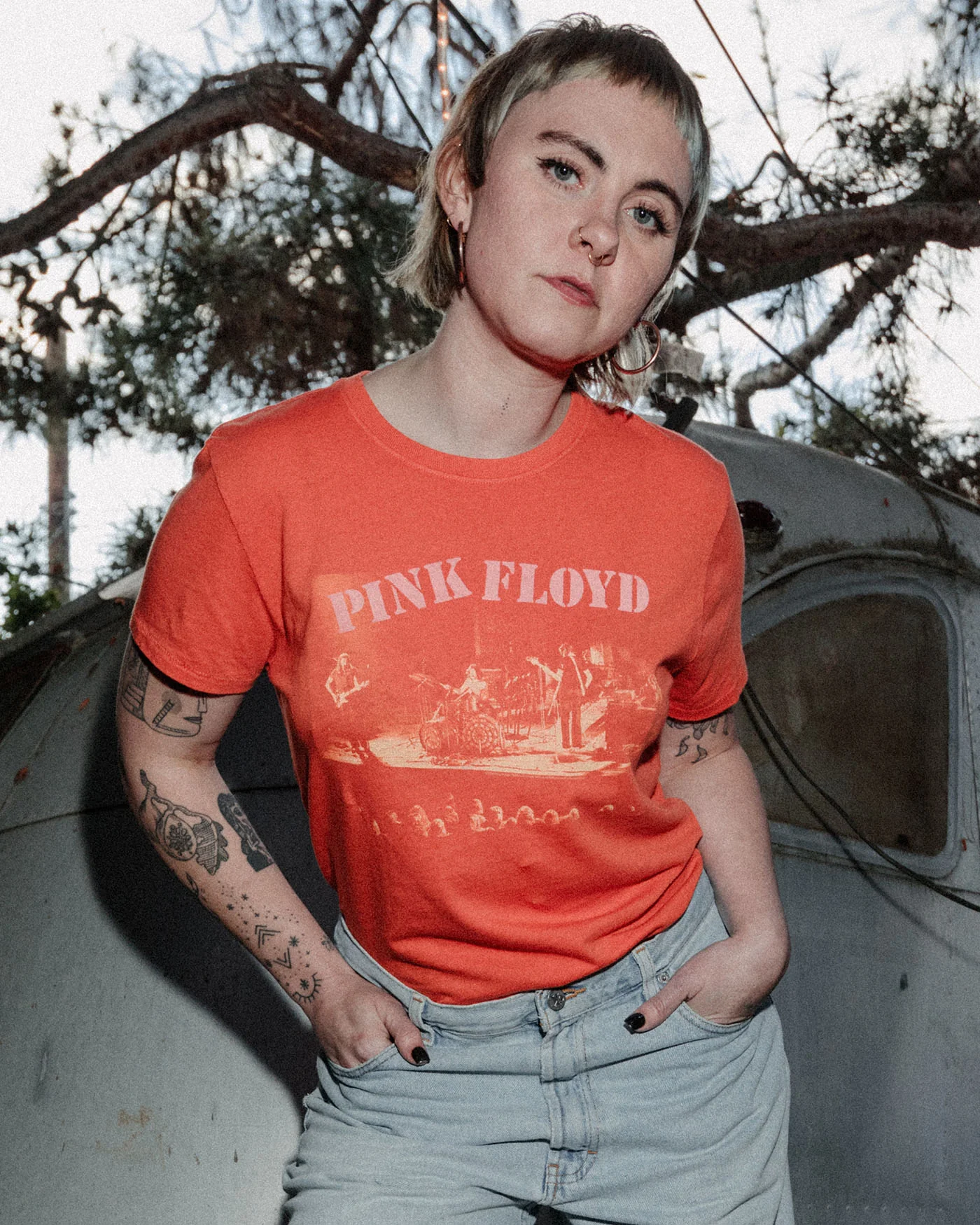 Women's Pink Floyd On Stage Vintage Tee - Image 2