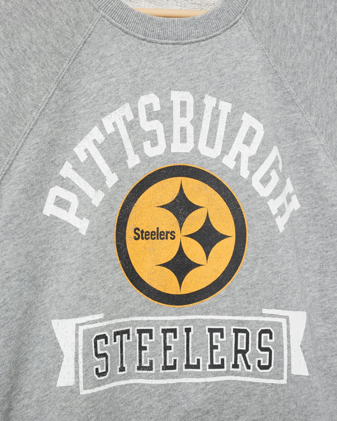 Women's Pittsburgh Steelers Raglan Fleece Tank - Image 3