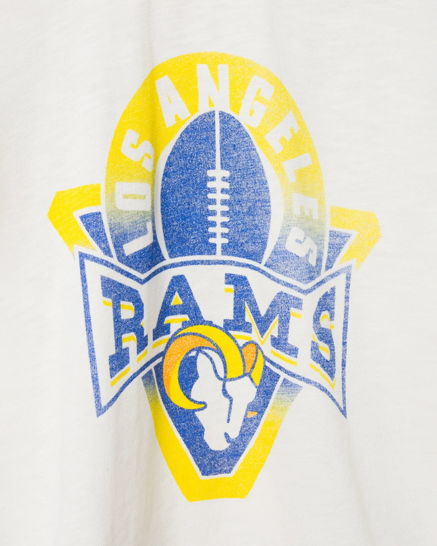Women's Los Angeles Rams Mock Neck Crop Tee - Image 3