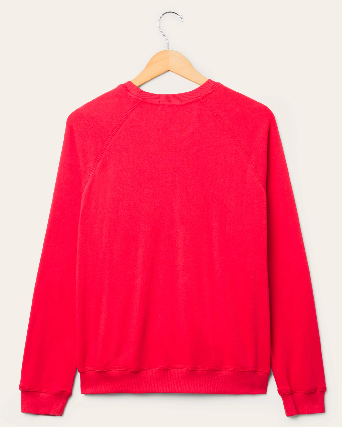 Women's San Francisco 49ers Football Raglan Crew Fleece - Image 2
