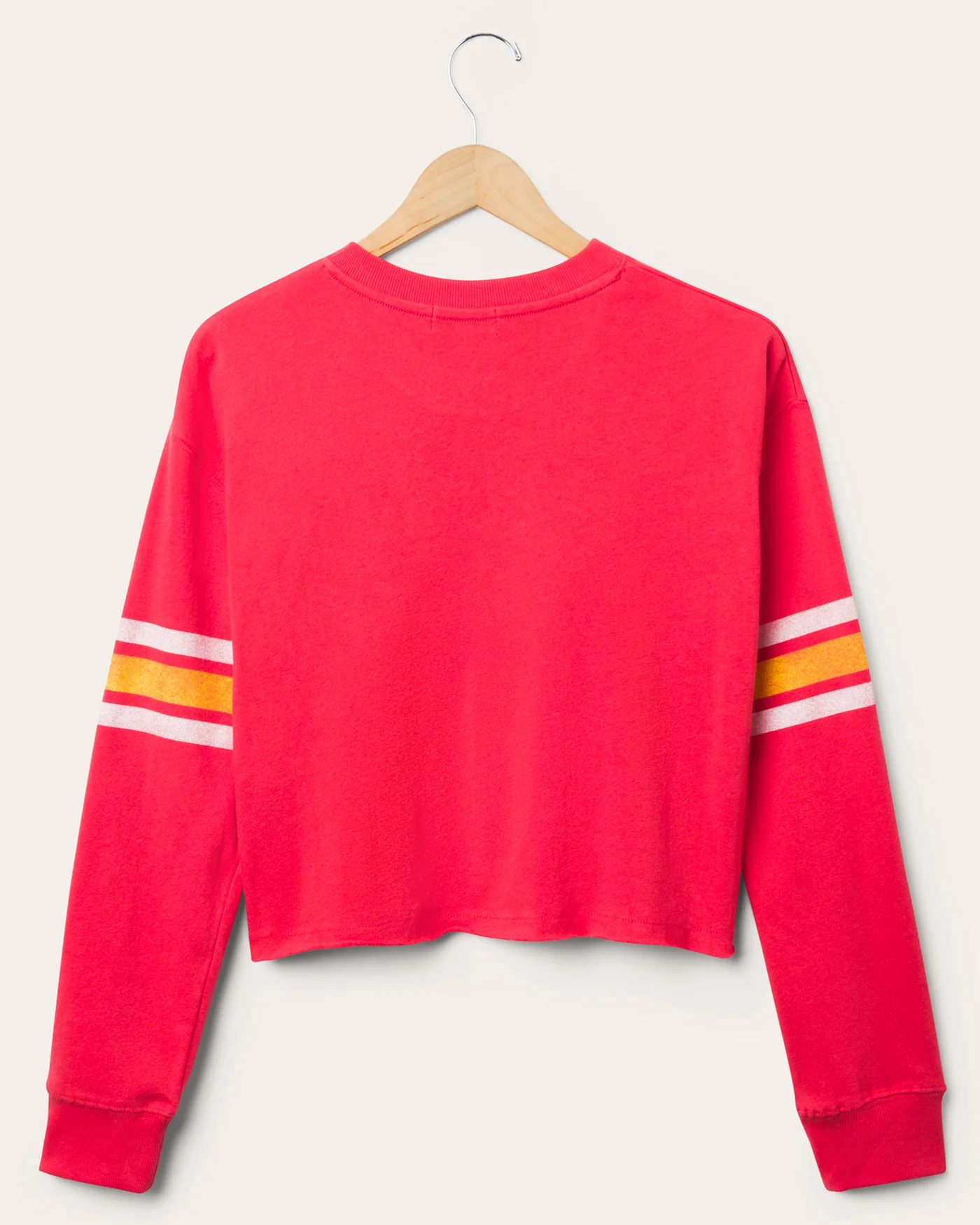 Women's San Francisco 49ers Retro Crop Fleece - Image 2