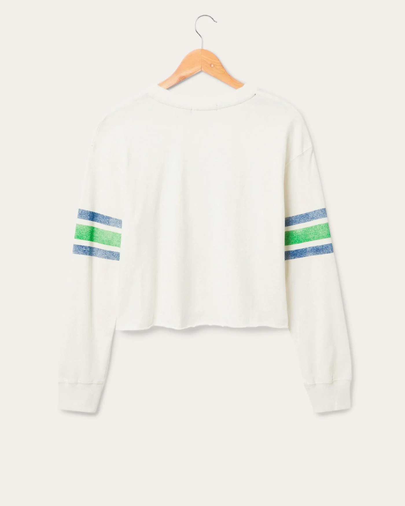 Women's Seattle Seahawks Kickoff Crop Crew Fleece - Image 2