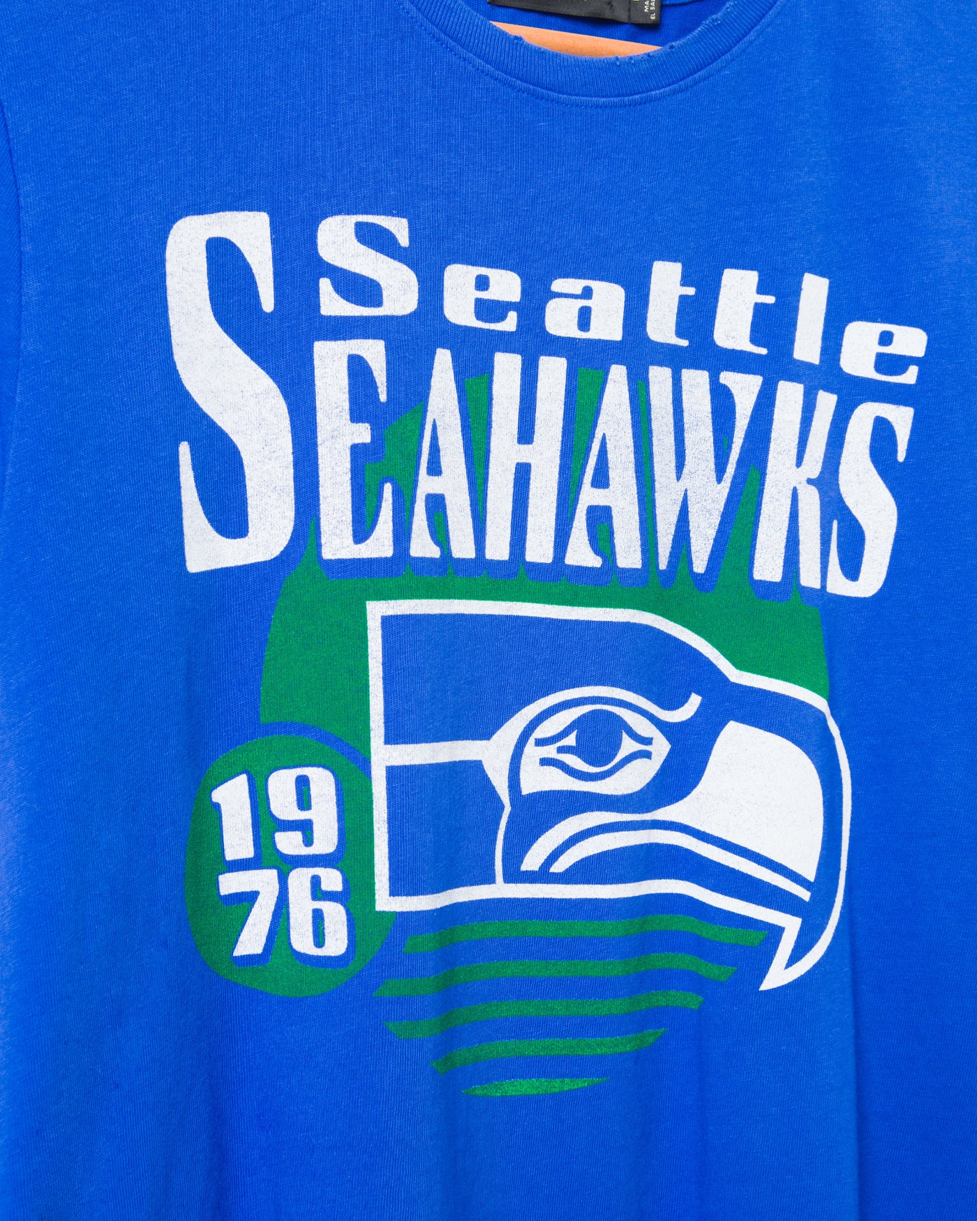 Women's Seattle Seahawks Sunset Vintage Tee - Image 3
