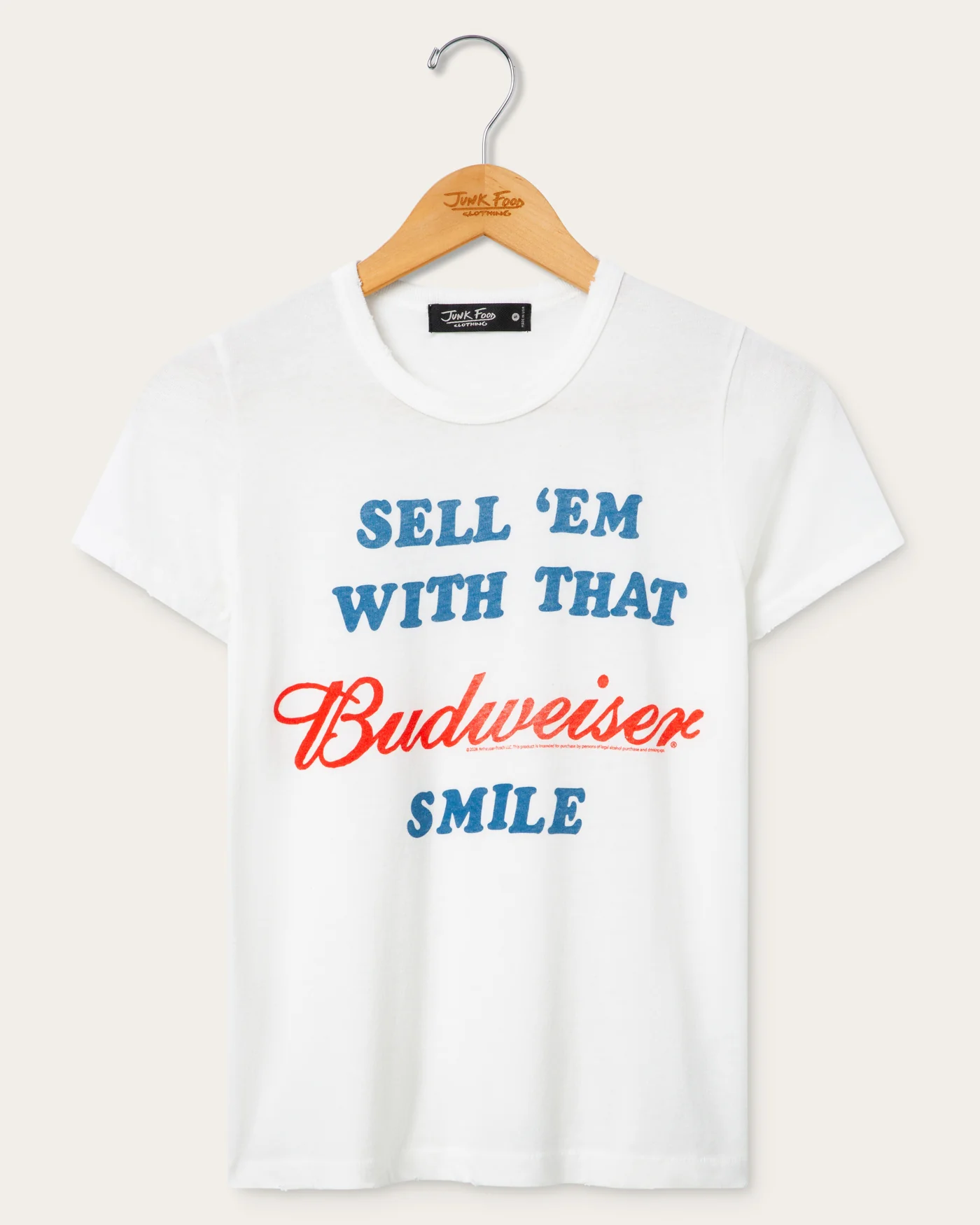 Women's Sell 'Em With That Budweiser Smile Original Tee