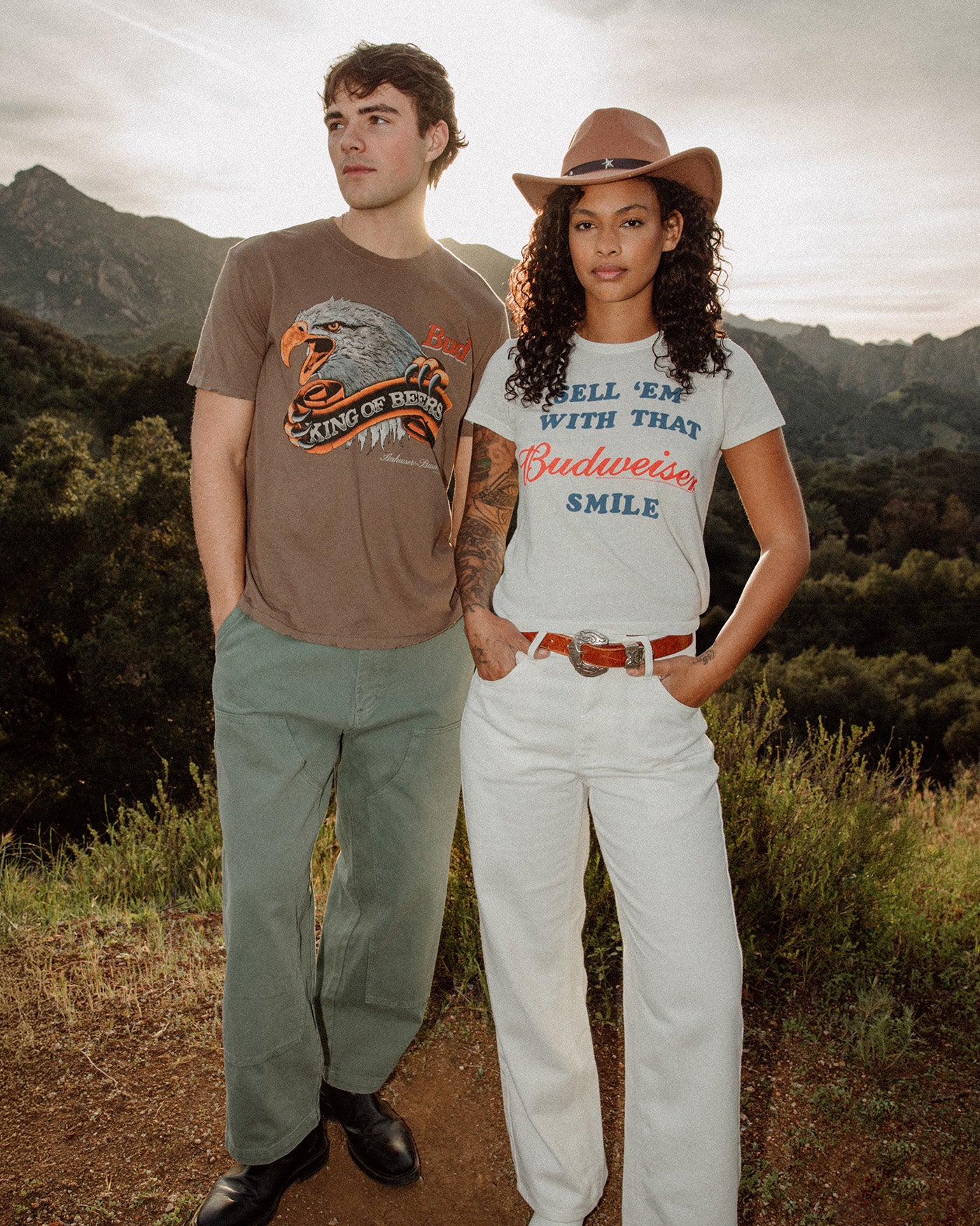 Women's Sell 'Em With That Budweiser Smile Original Tee - Image 2