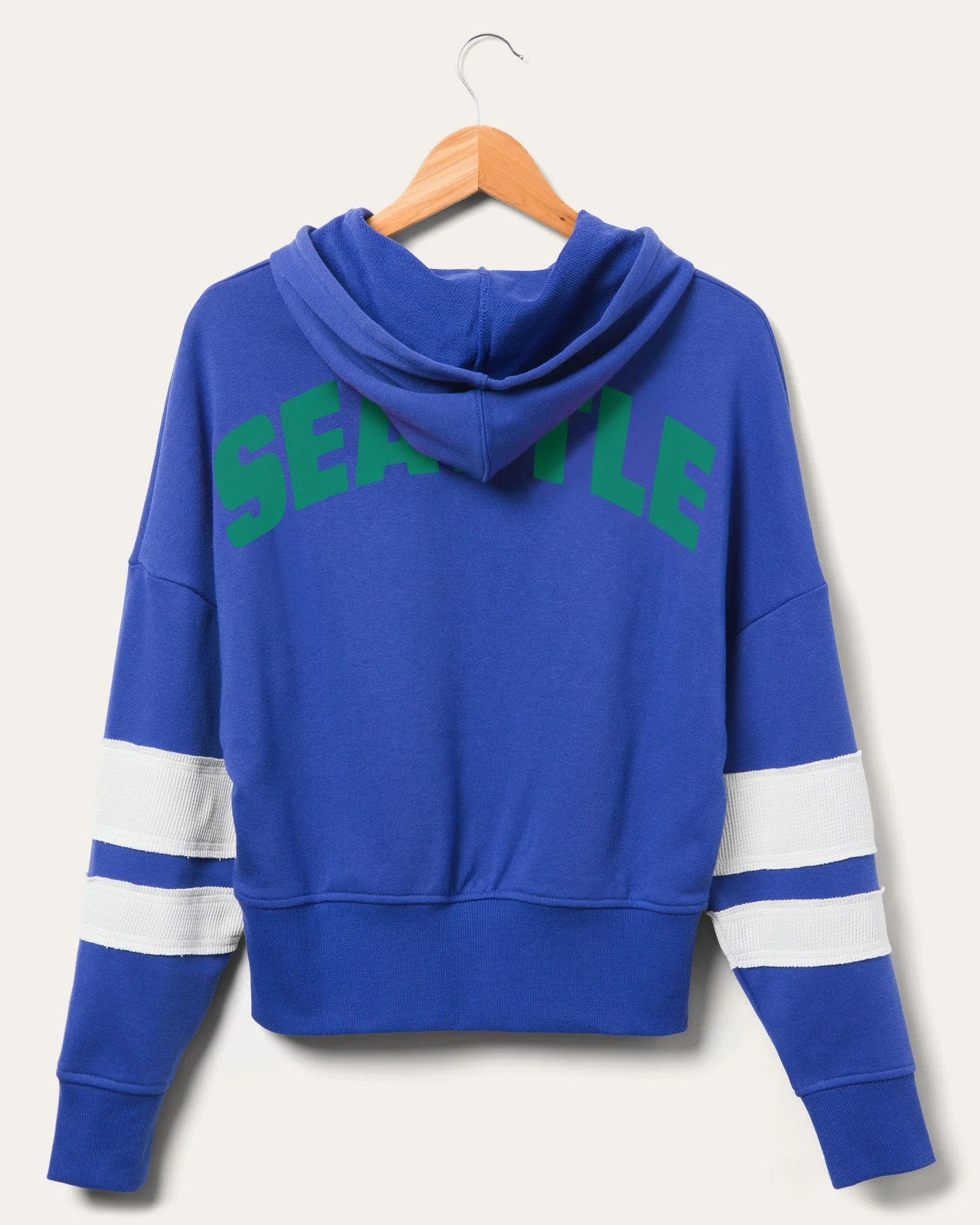 WOMENS SEAHAWKS SIDELINE STRIPED FLEECE - Image 3