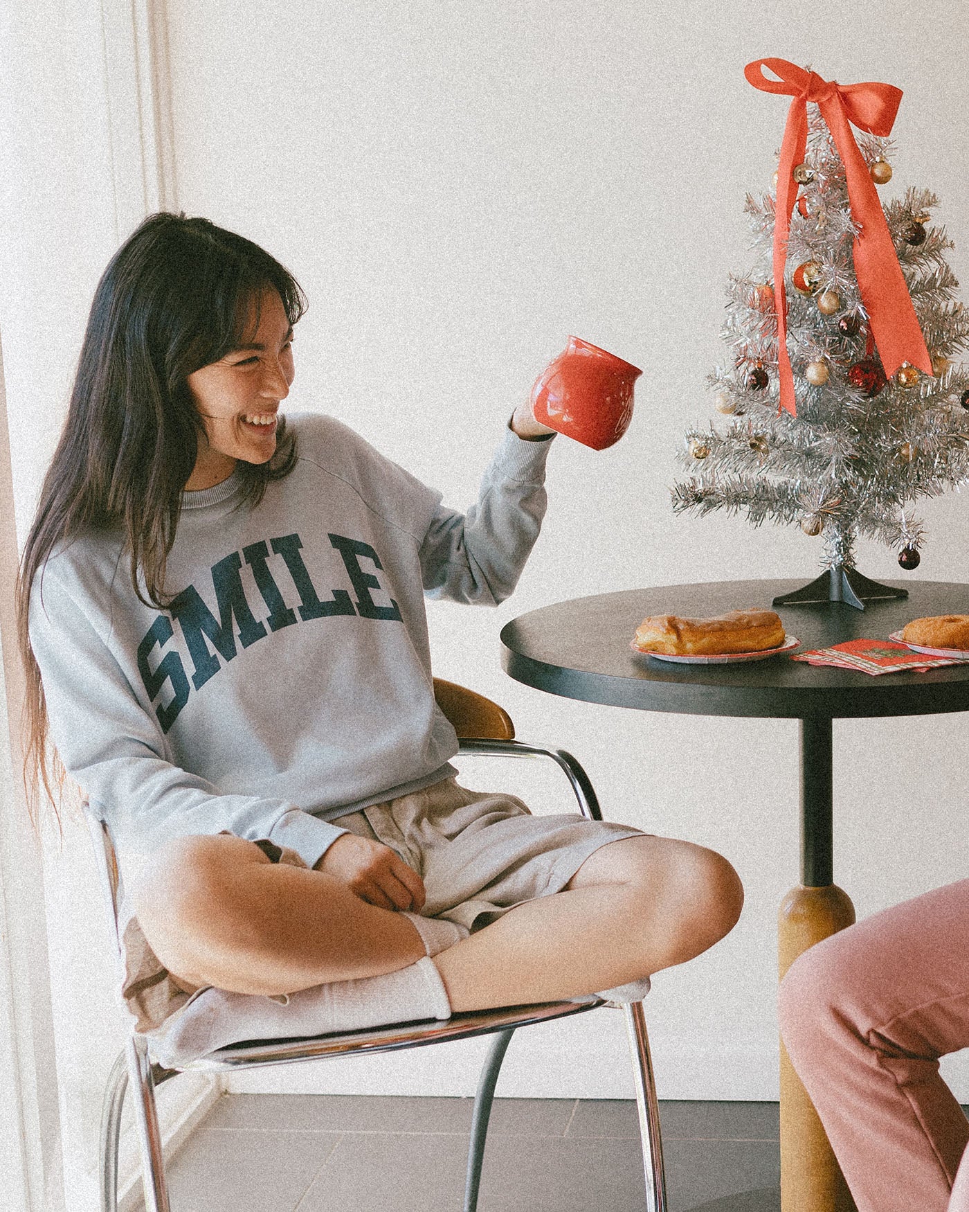 Women's Smile Vintage Raglan Pullover - Image 2
