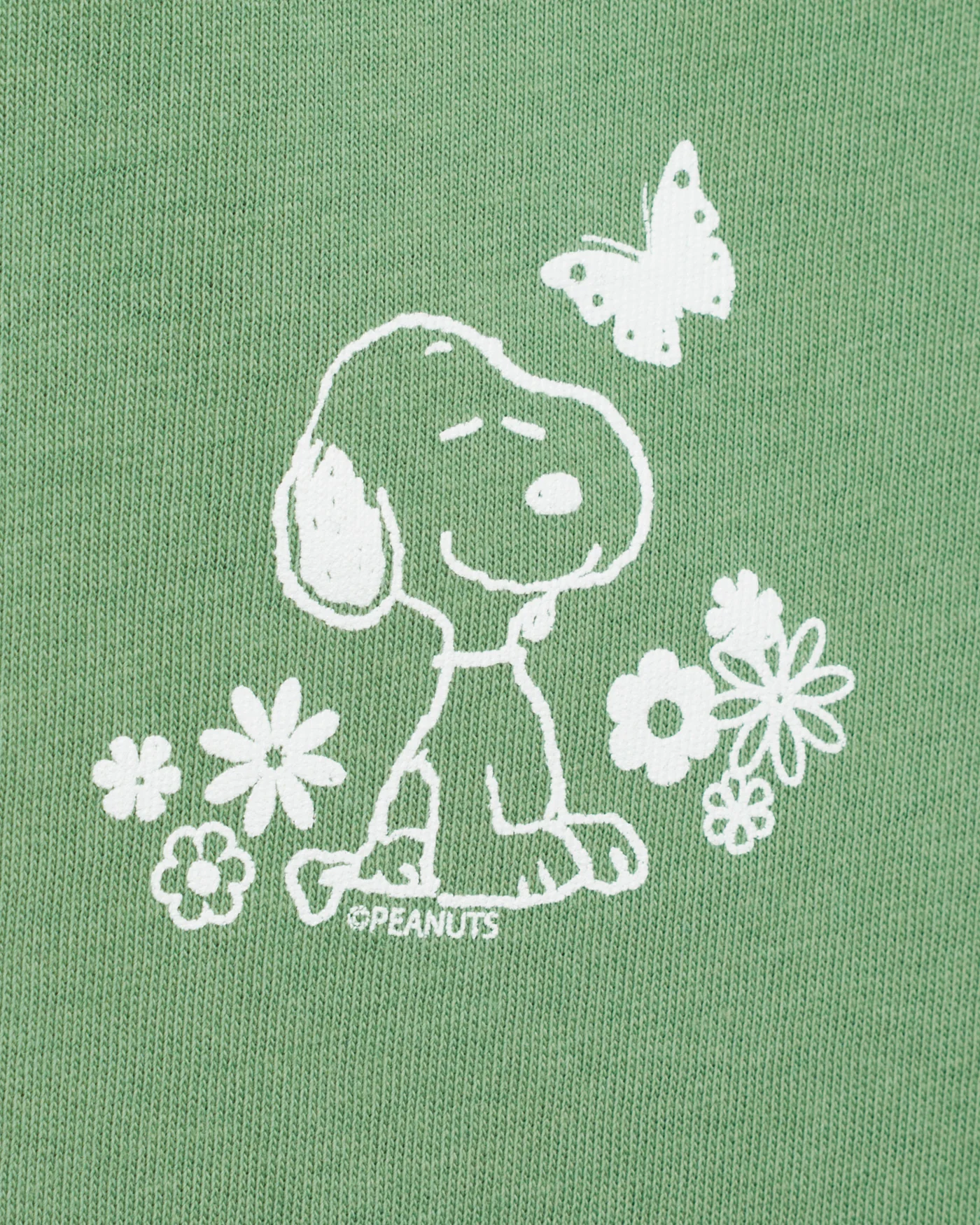 Women's Snoopy Flowers Vintage Baby Tee - Image 4