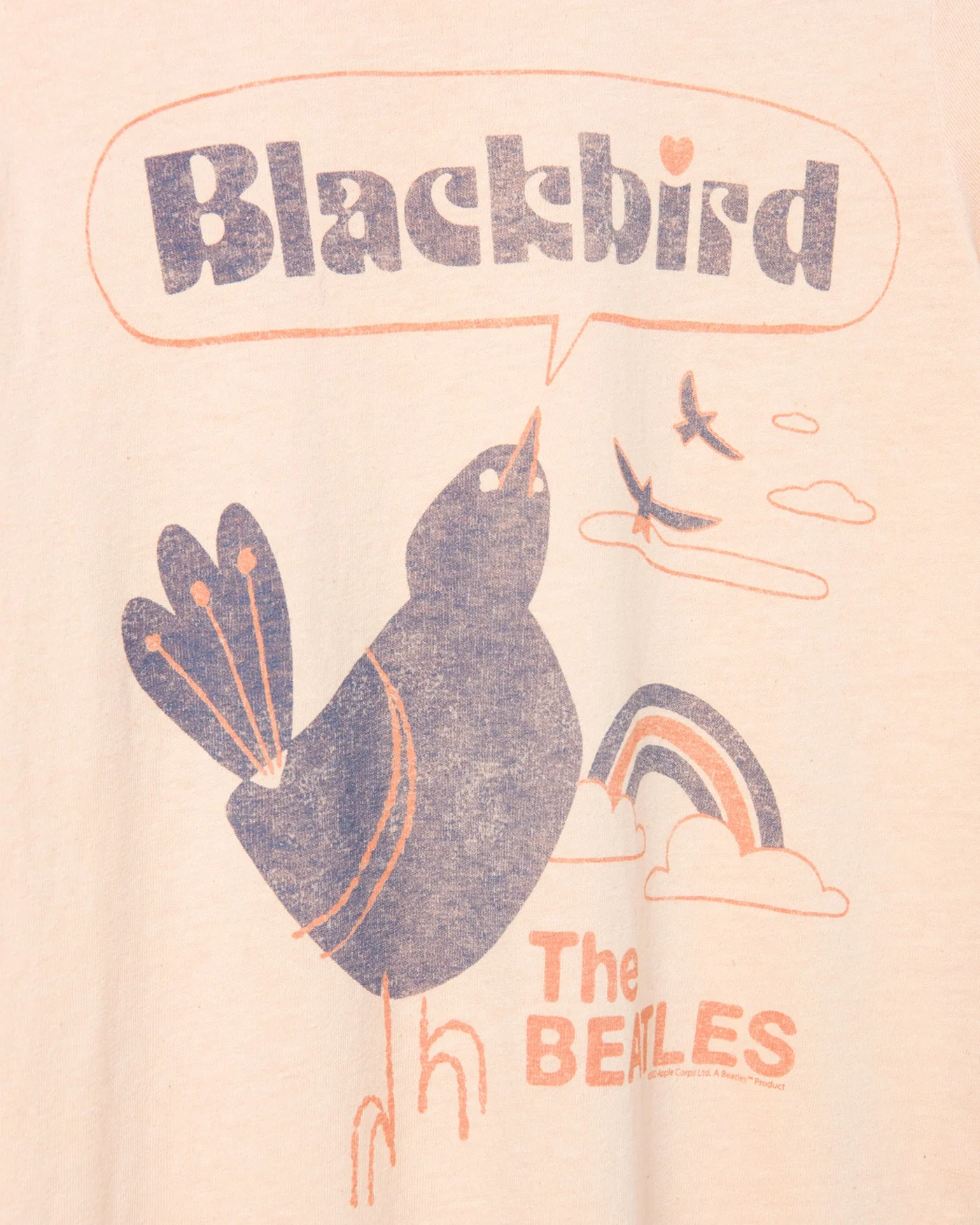 Women's The Beatles Blackbird Original Tee - Image 4
