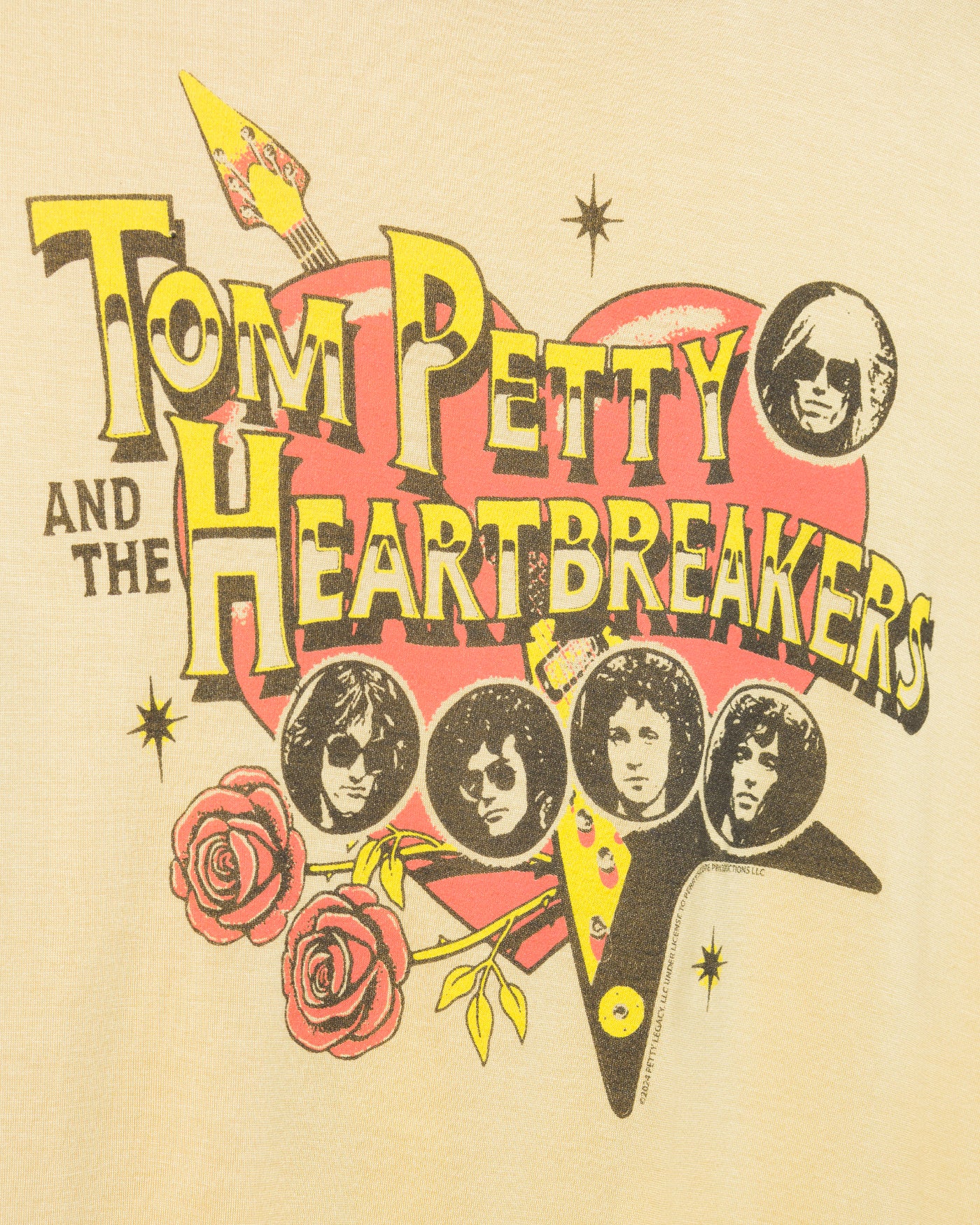 Women's Tom Petty and the Heartbreakers Vintage Tissue Tee - Image 6