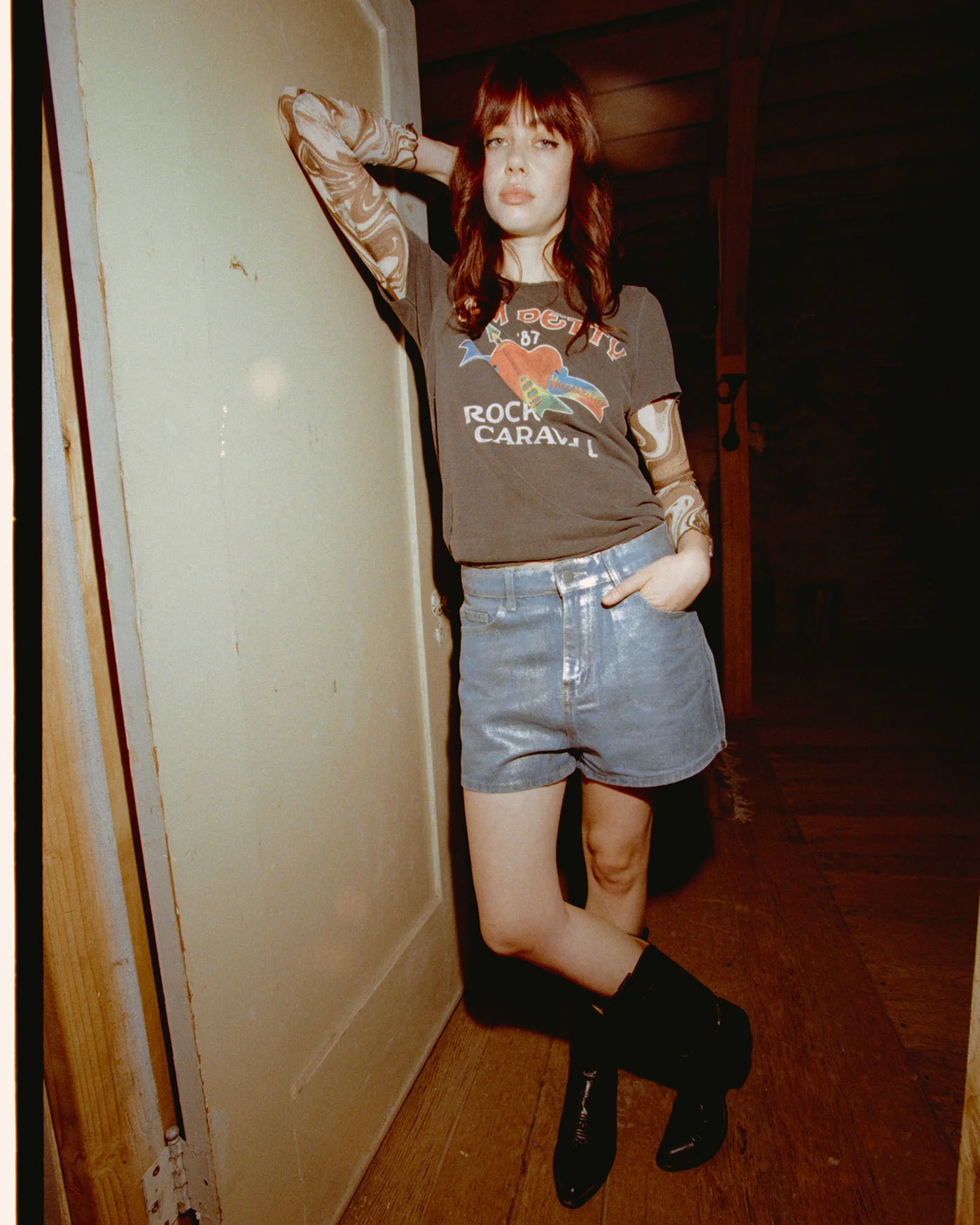 Women's Tom Petty Rock N Roll Caravan Original Tee - Image 2
