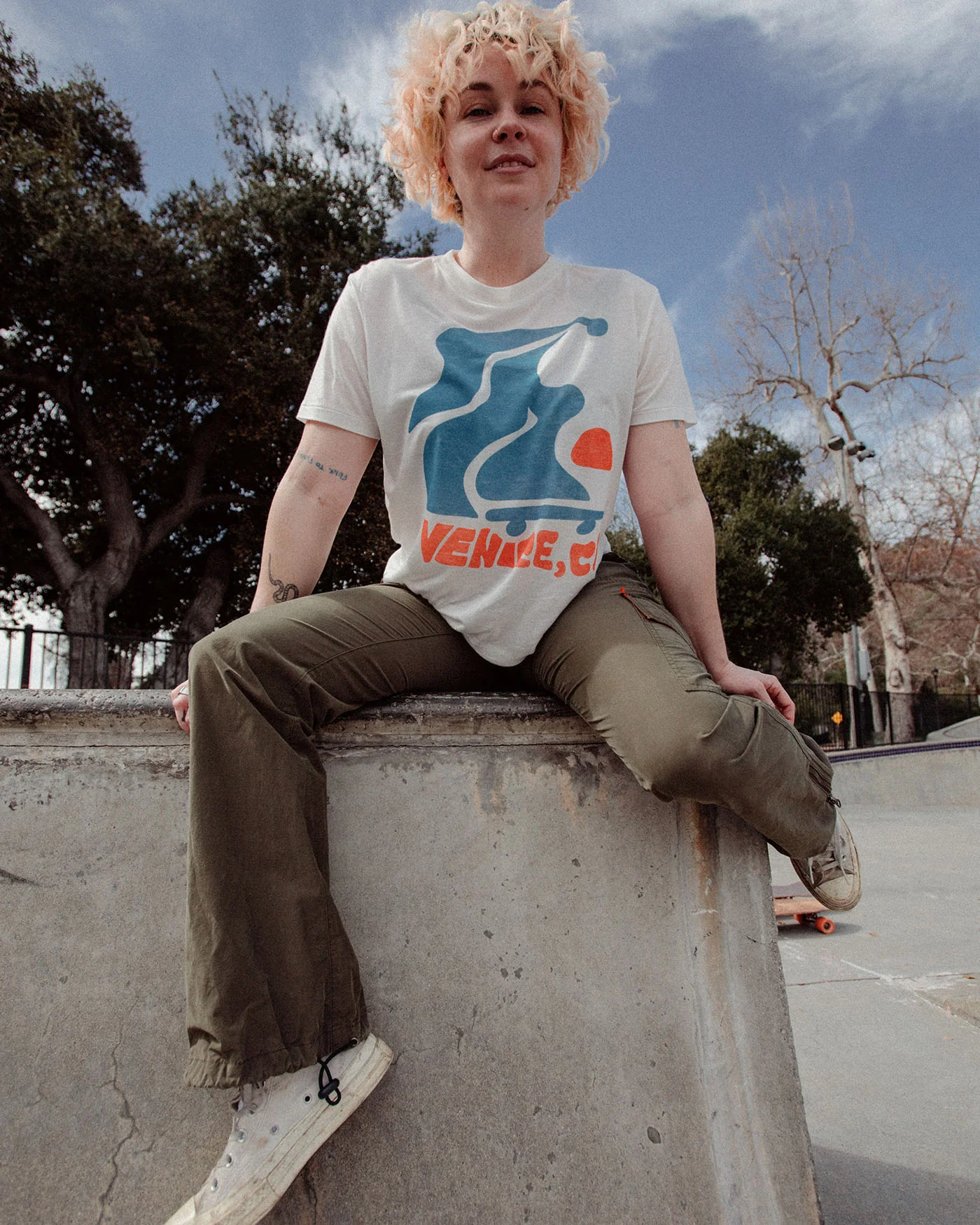 Women's Venice, CA Vintage Tissue Tee - Image 3