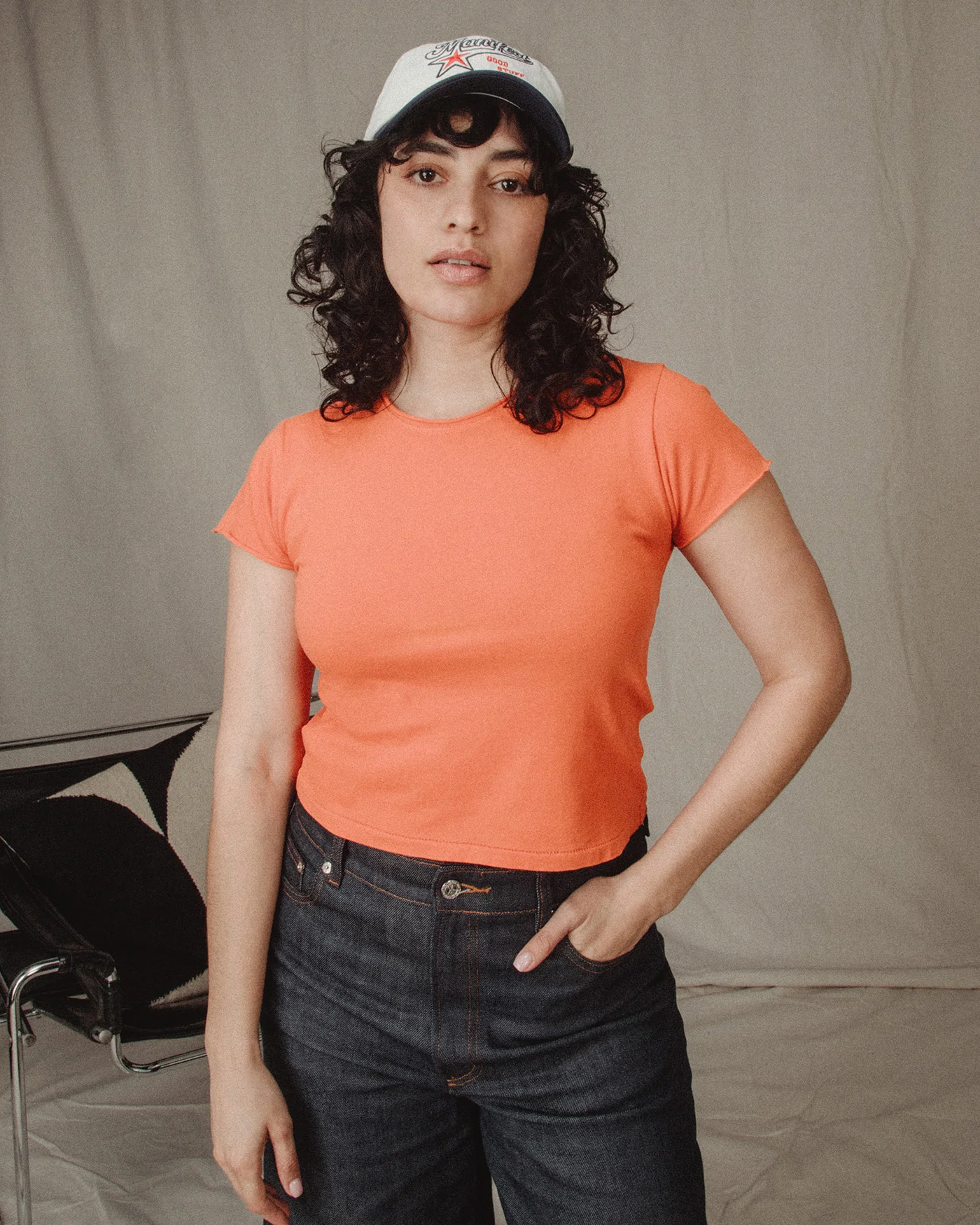 Womens Vintage Baby Tee - Image 2