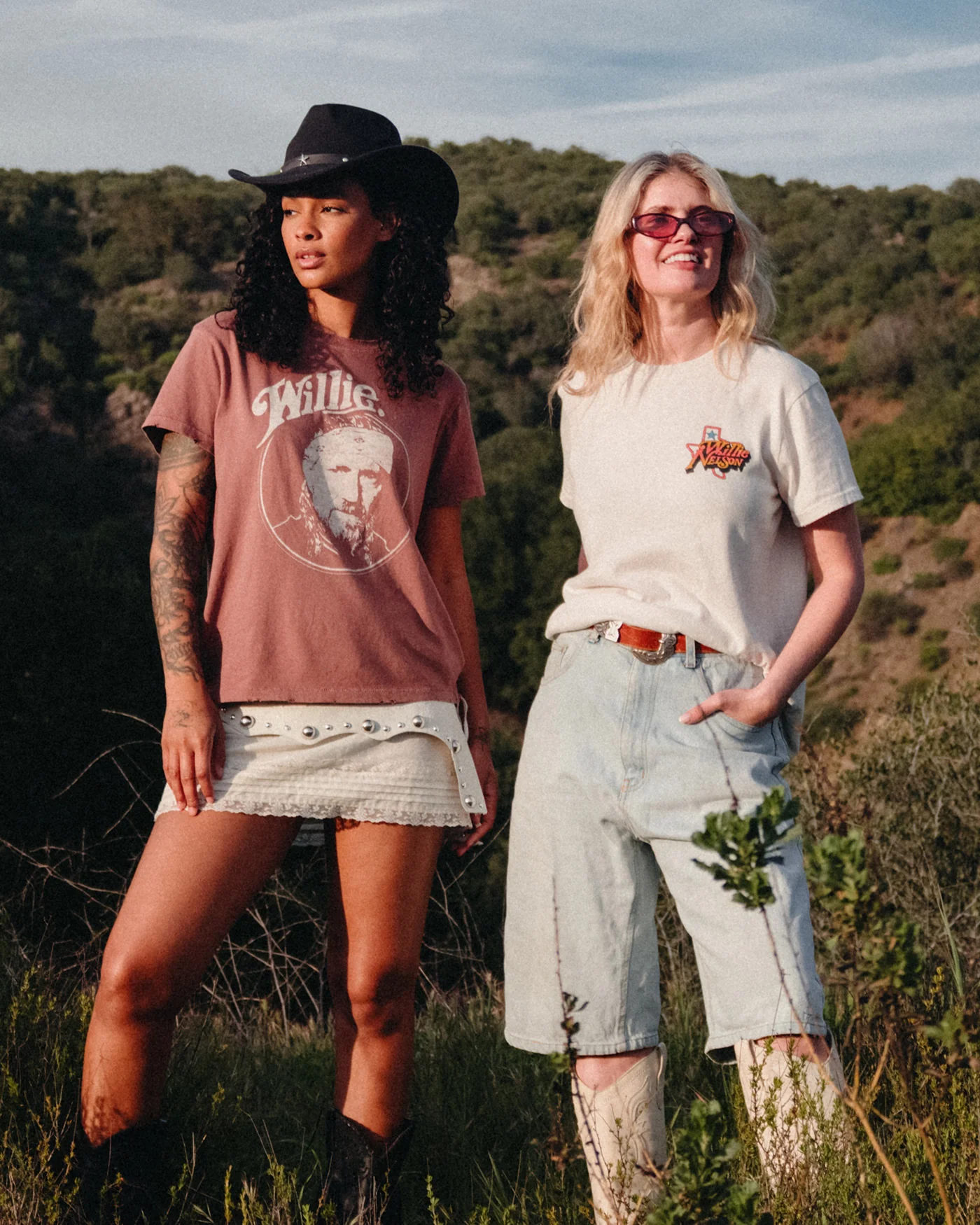 Women's Willie Nelson Always On My Mind Vintage Tee - Image 3