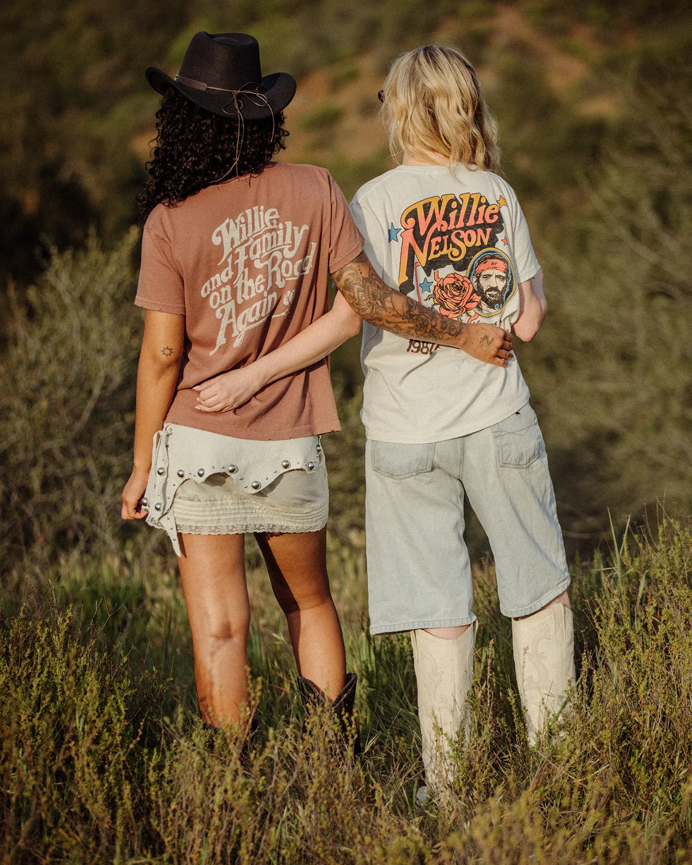 Women's Willie Nelson and the Family Vintage Tee - Image 2